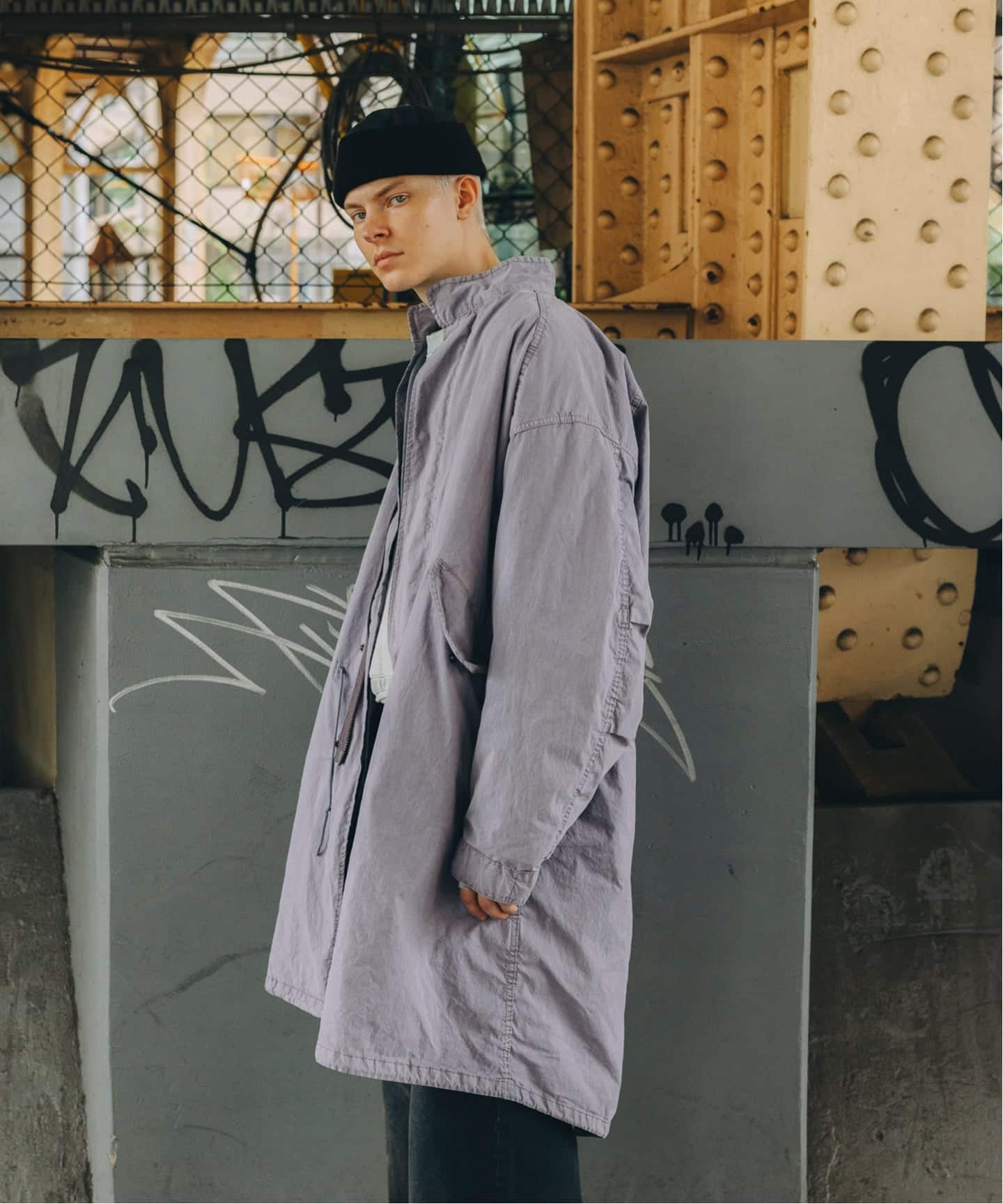 M65 フィッシュテールパーカー ガーメント ダイ / ライナー付き