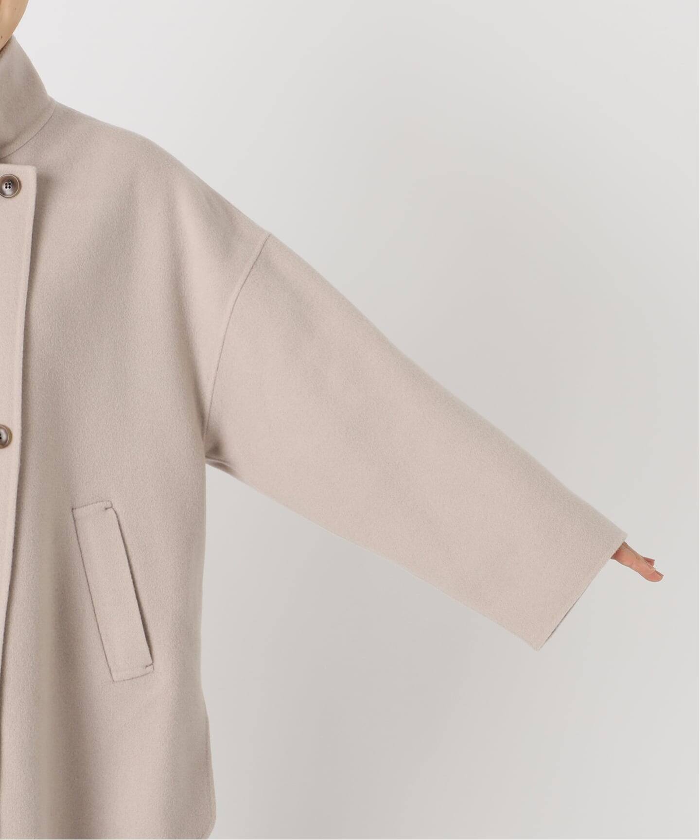 WEB限定/追加》souple woolダブルフェイススタンドコート（その他