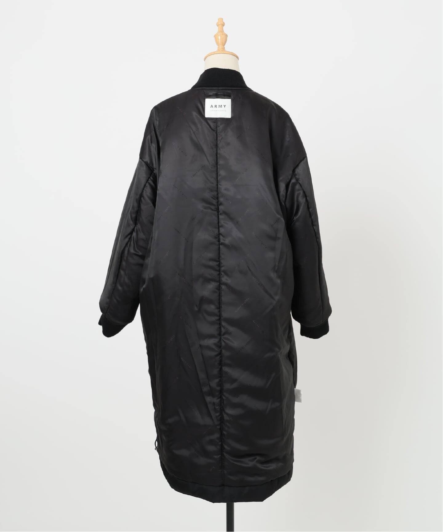 upper hights アッパーハイツ THE U-2 LONG HOODIE 403A37702BLK