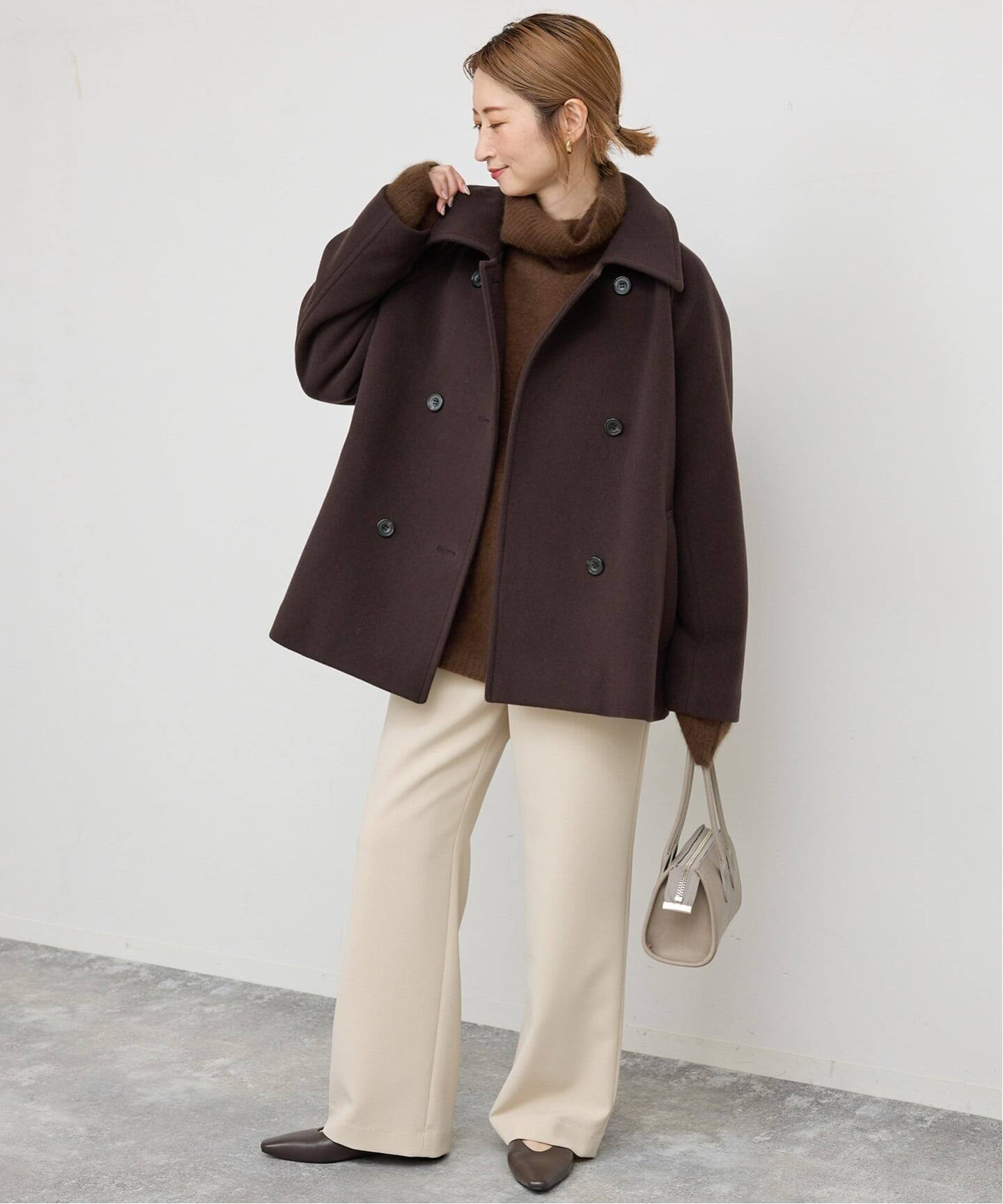 S160スタンドカラーショートコート（その他ブルゾン／アウター