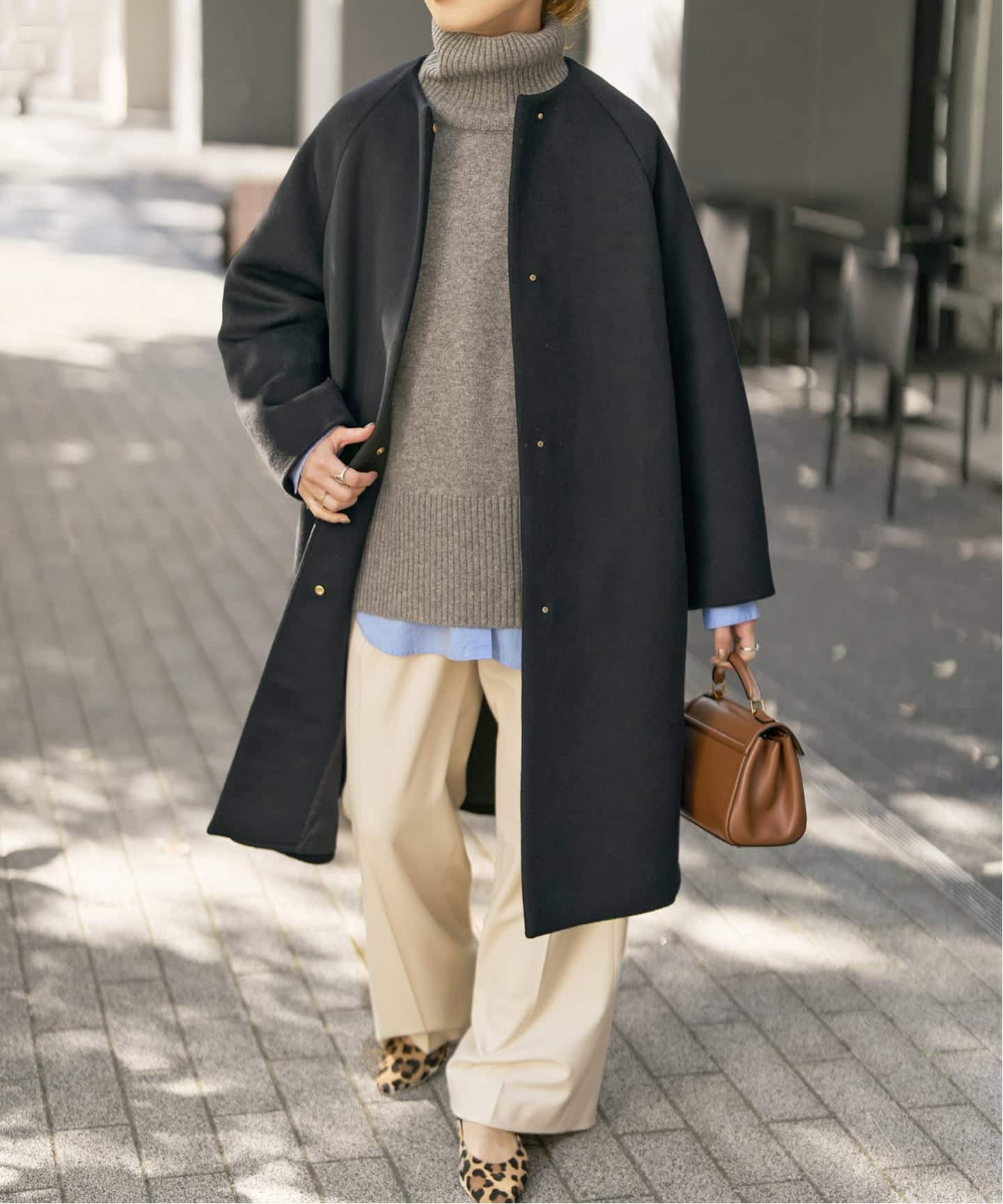 S160ビーバーノーカラーコート（ノーカラーコート）｜Spick and Span