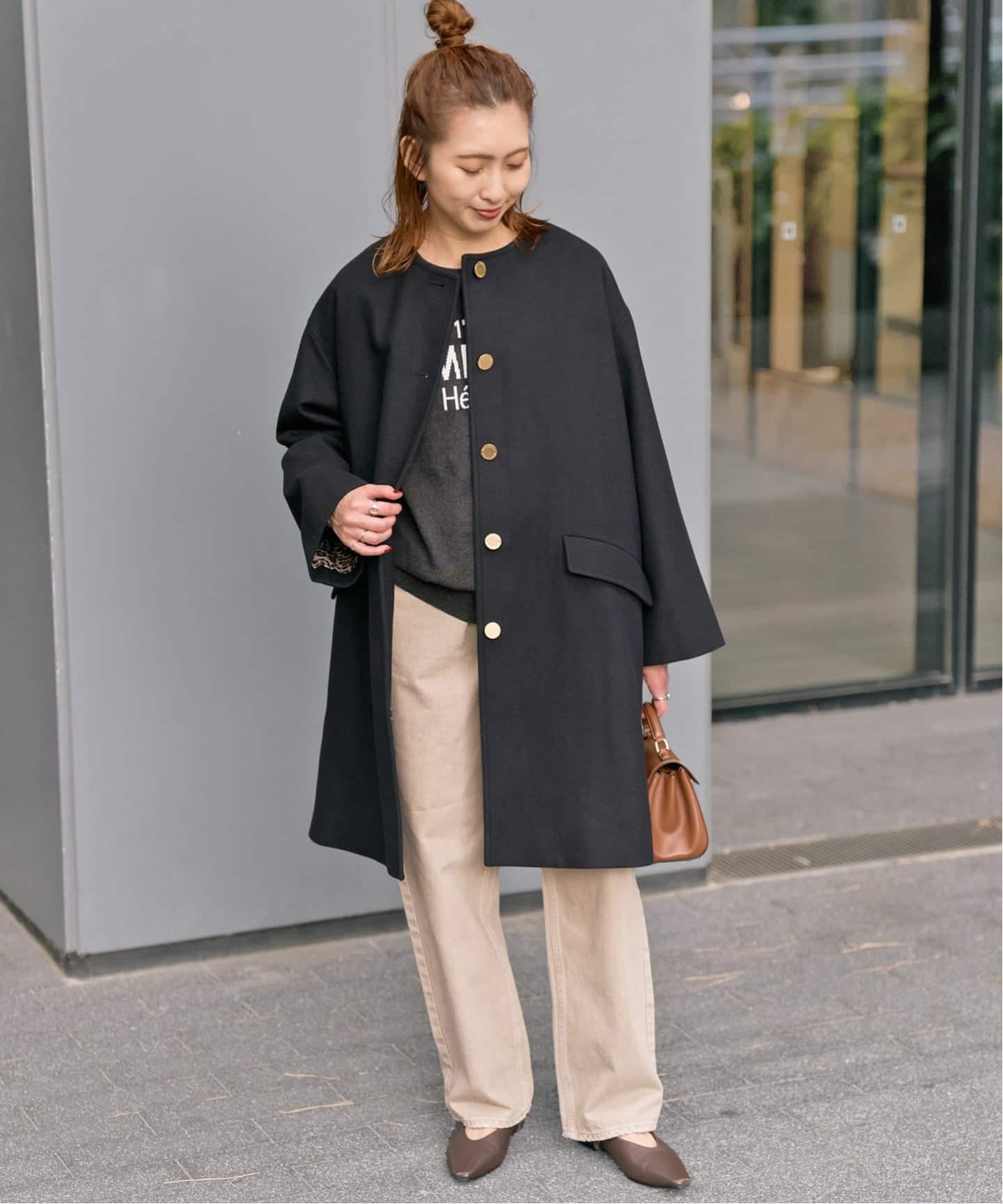 TRADITIONAL WEATHERWEAR / 別注LINTON N/C*（ノーカラーコート