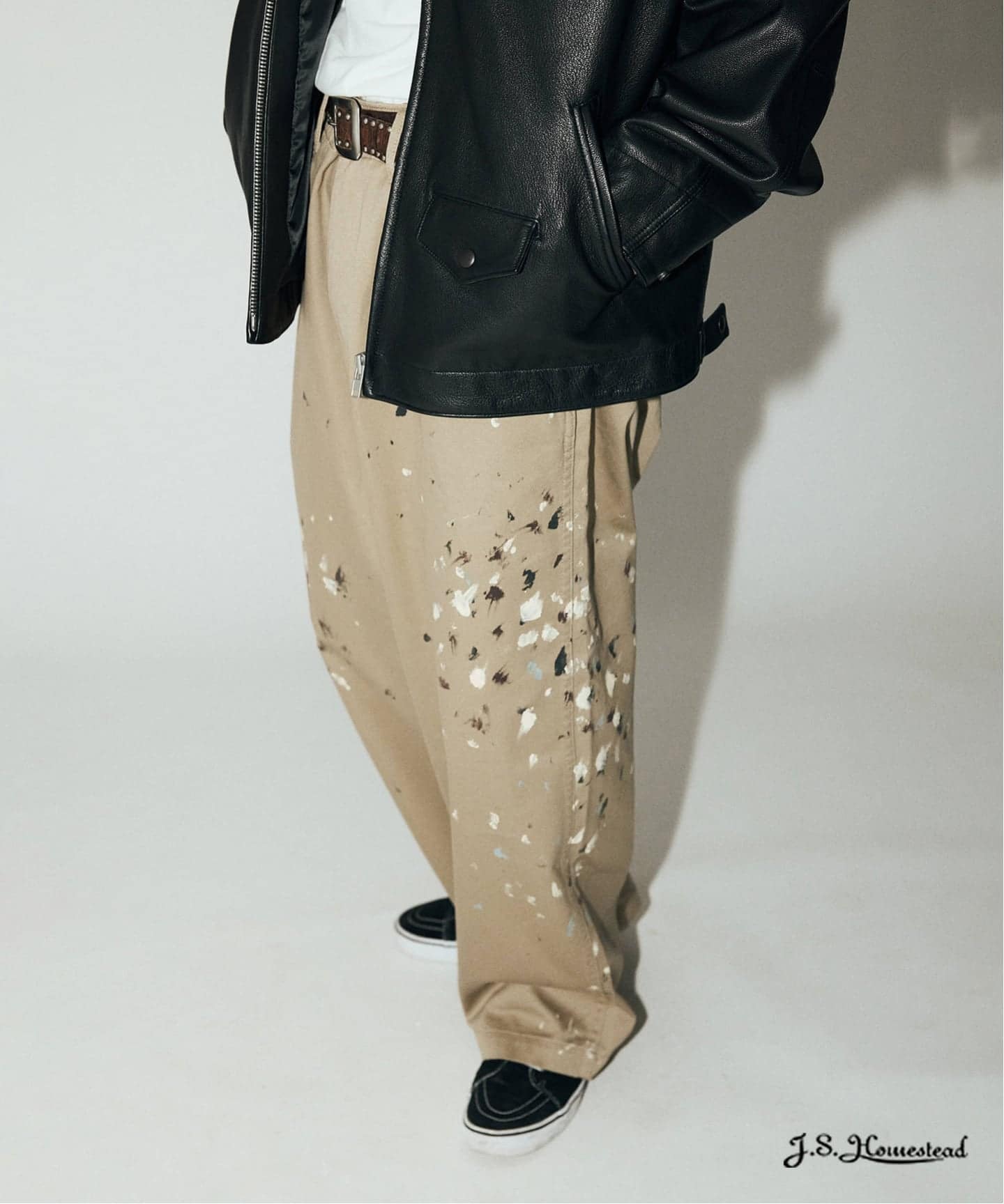 J.S.Homestead / スプラッシュ ビッグ チノ パンツ（チノパンツ