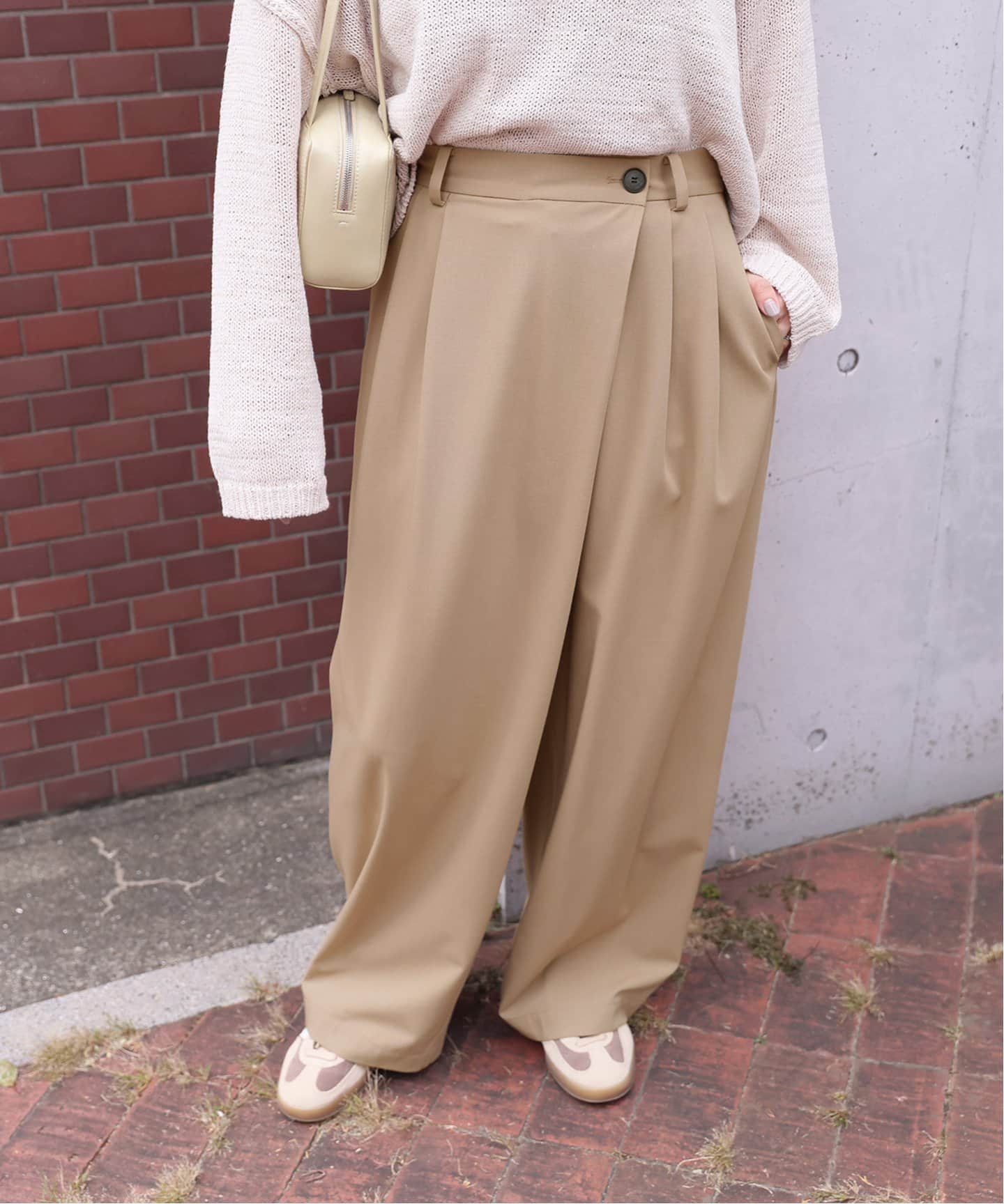 洗える】タックコクーンスラックスパンツ（スラックス）｜JOURNAL