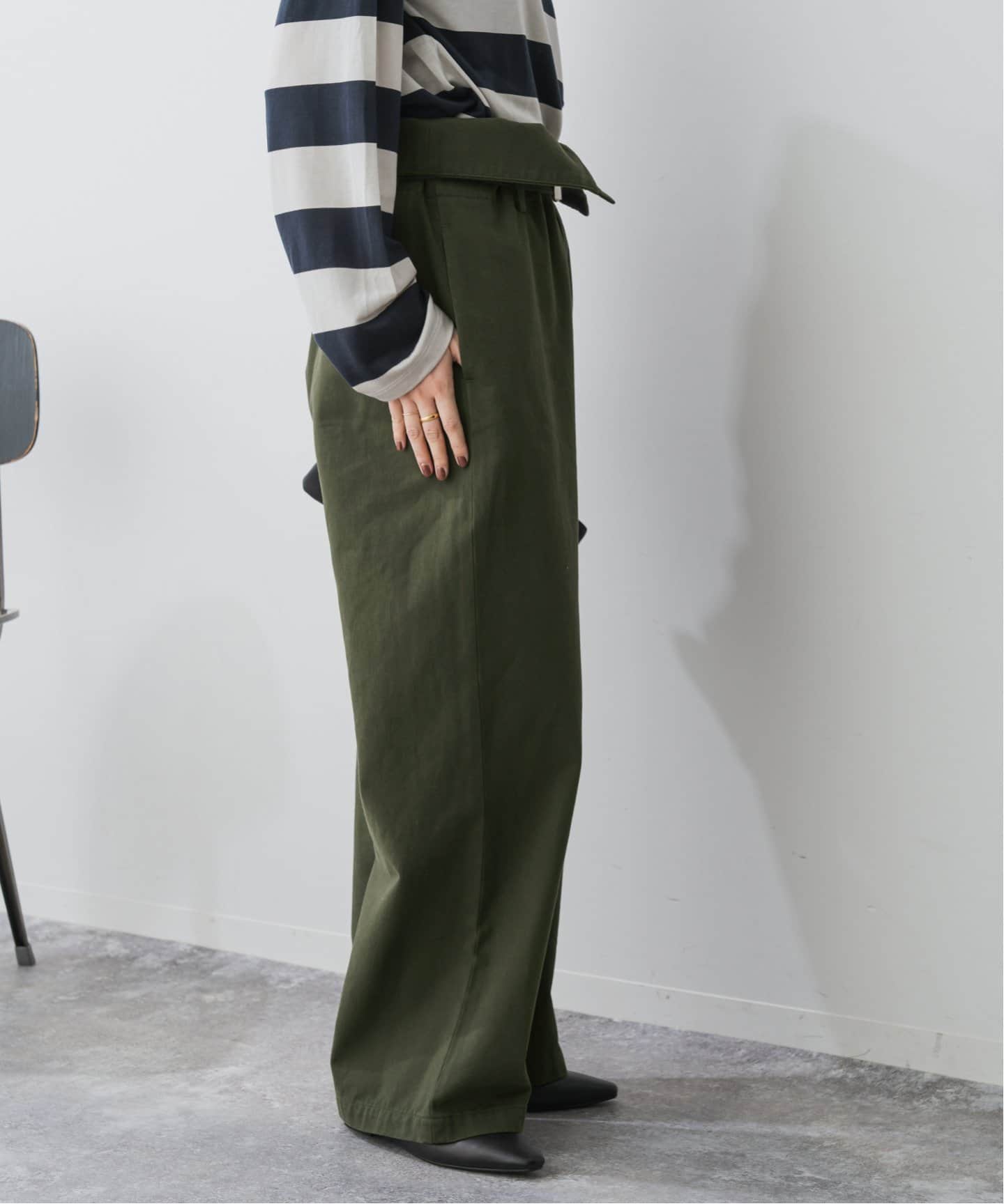 Higuchi*S2WAYハイウエストパンツ（チノパンツ）｜Spick and Span