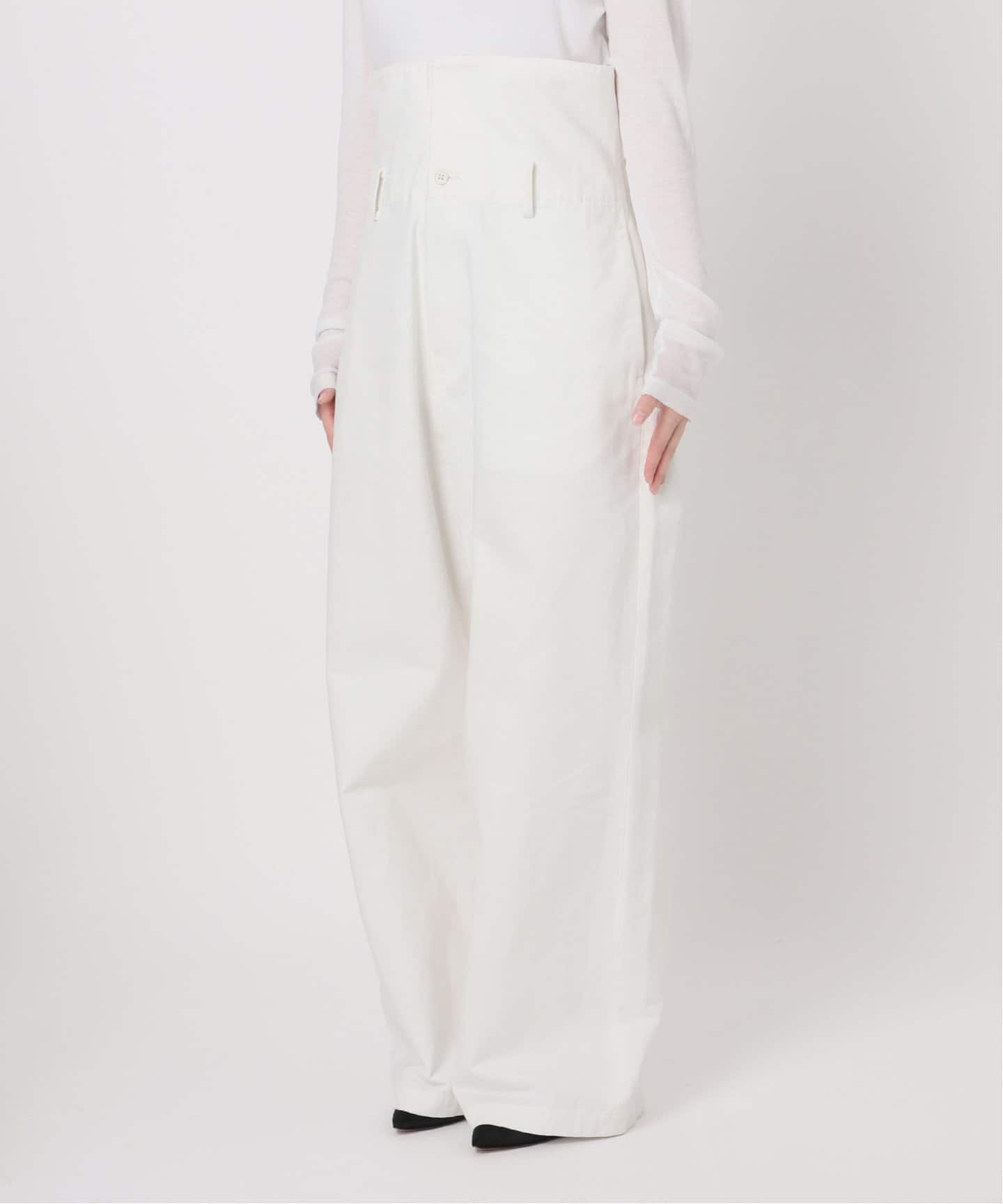 Higuchi*S2WAYハイウエストパンツ（チノパンツ）｜Spick and Span