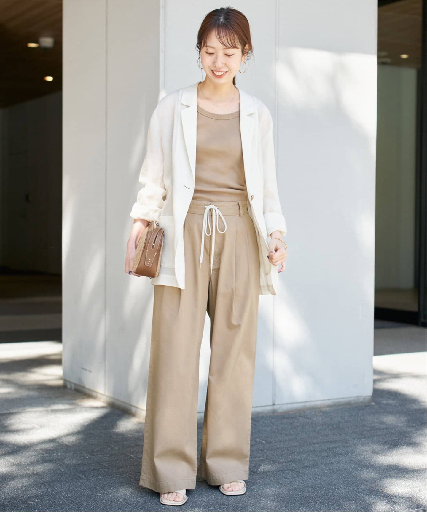 WEB限定 / 追加》コットンレーヨンドロストフレアパンツ（その他パンツ