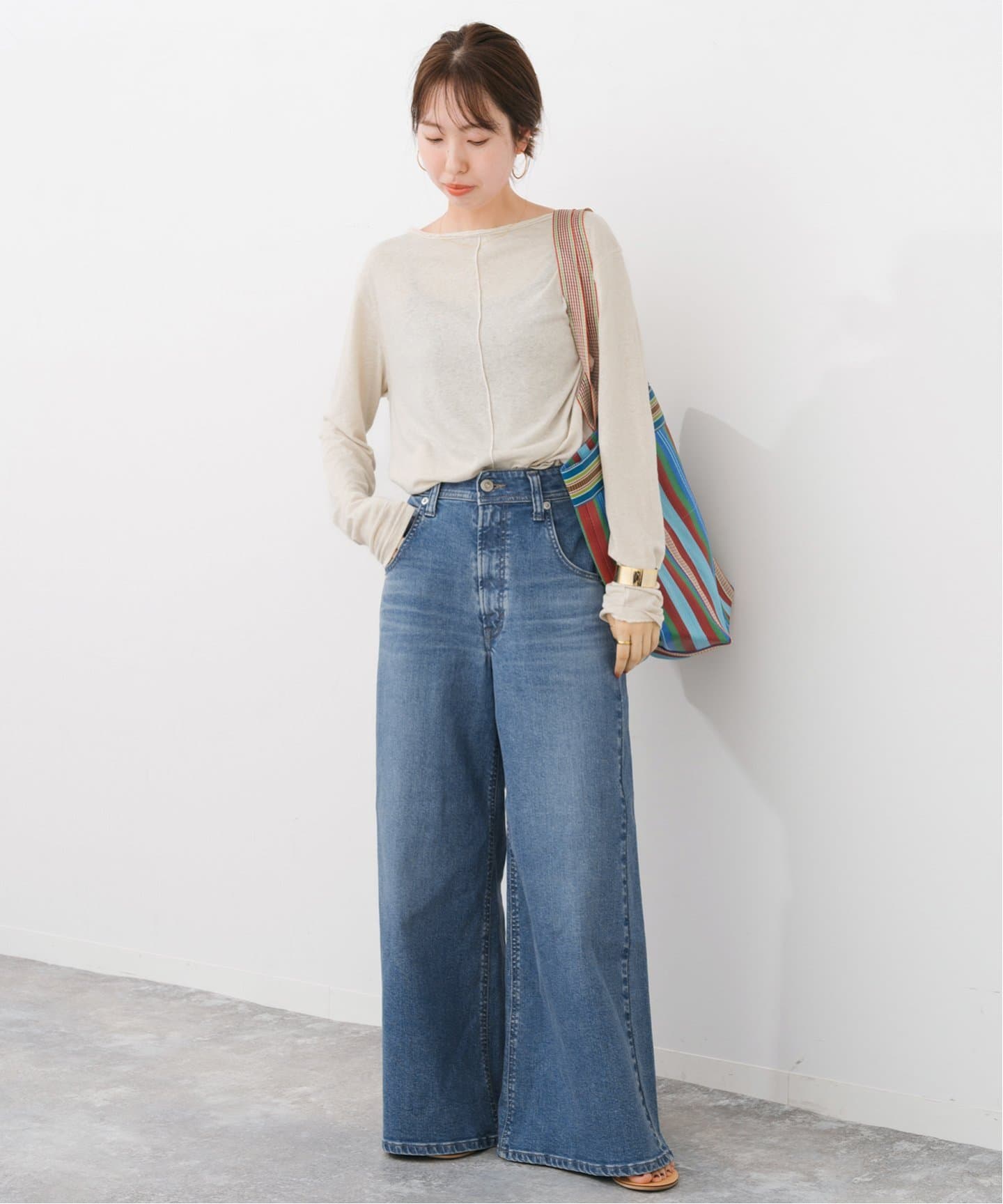 SOMETHING / サムシング 別注LISA SUPER WIDE（デニムパンツ・ジーンズ