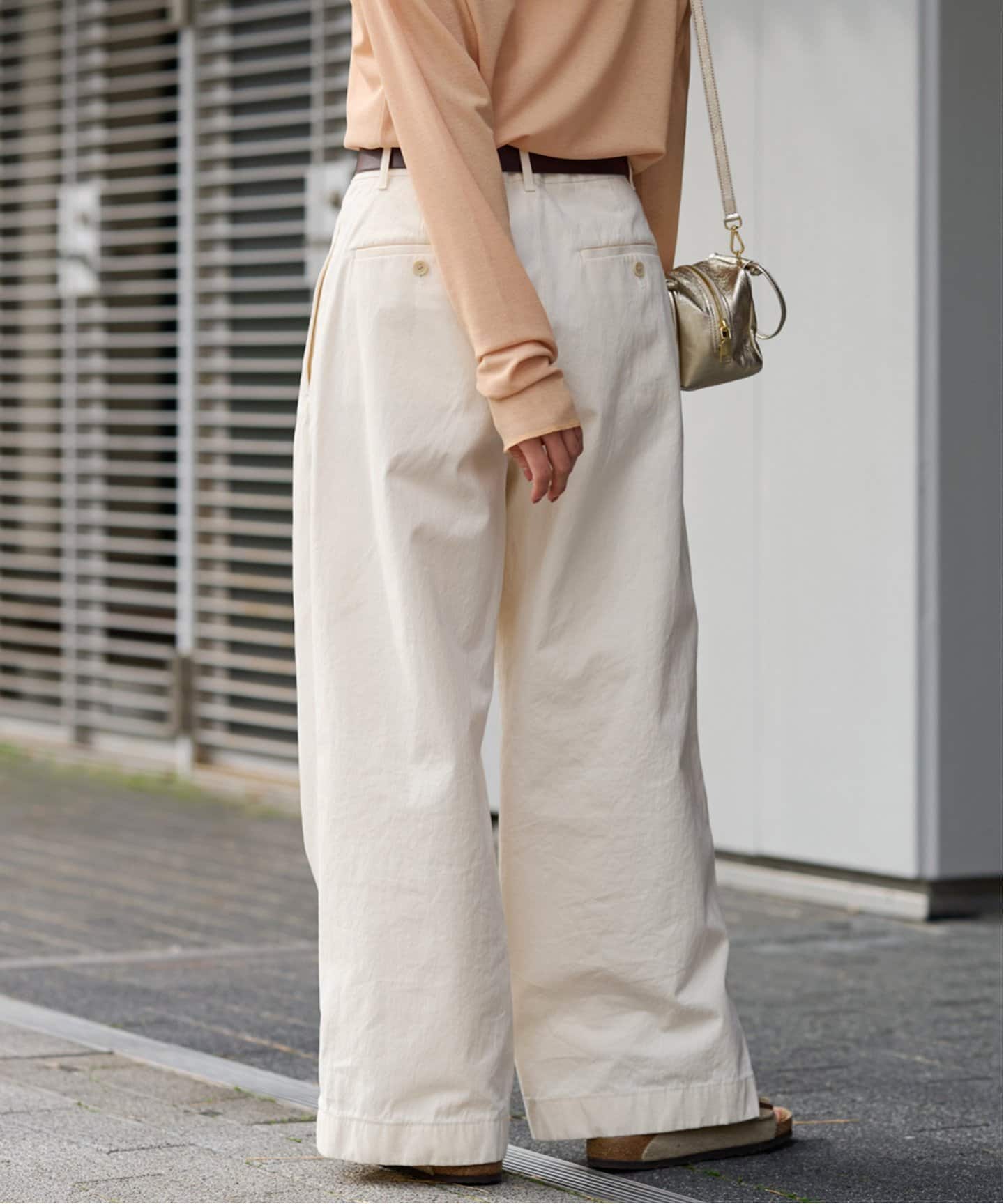 ≪追加≫TUCK CHINO パンツ2（チノパンツ）｜FRAMeWORK（フレーム