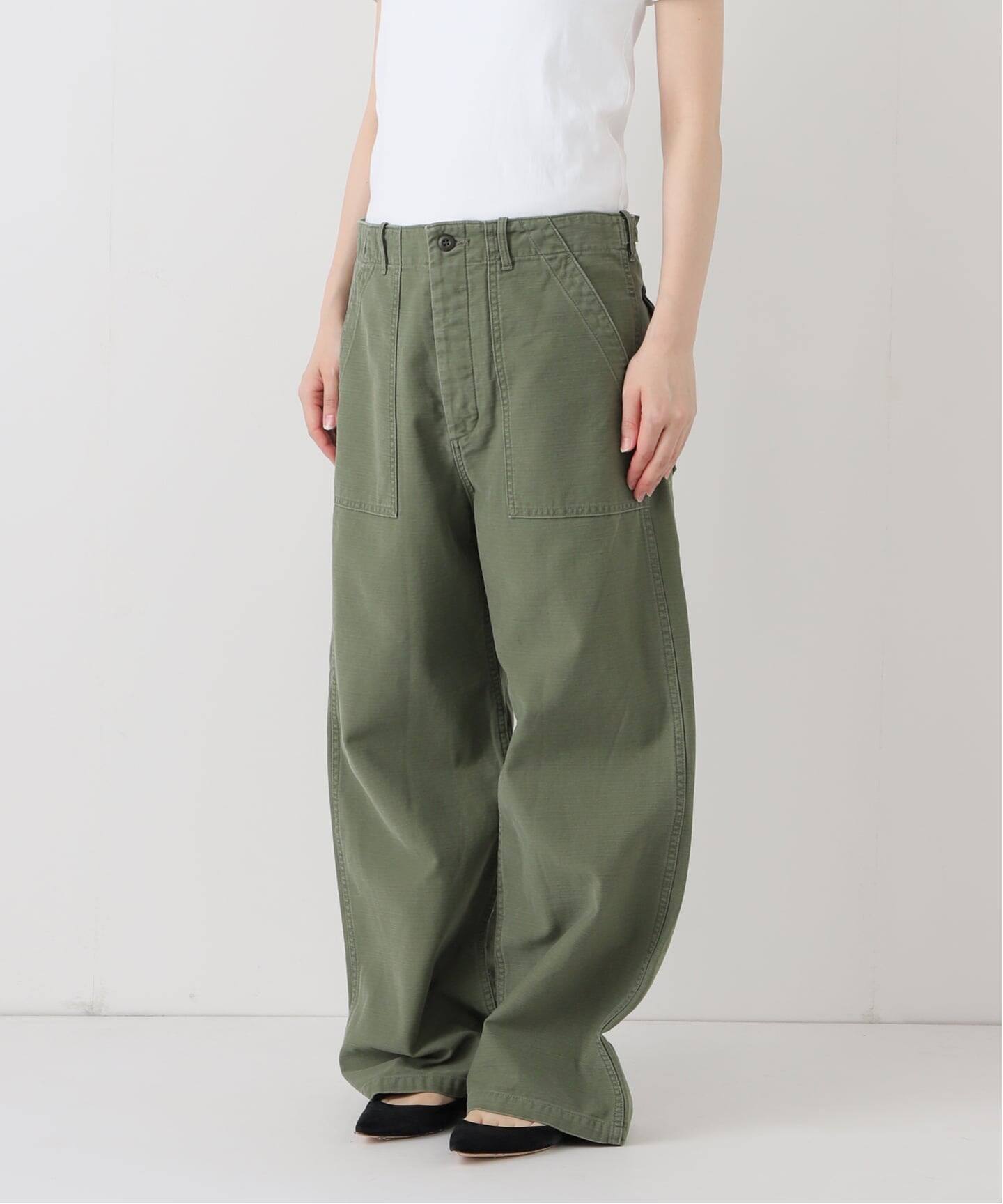 ≪追加≫ミリタリースラブバックサテンベイカーパンツ 4（カーゴパンツ