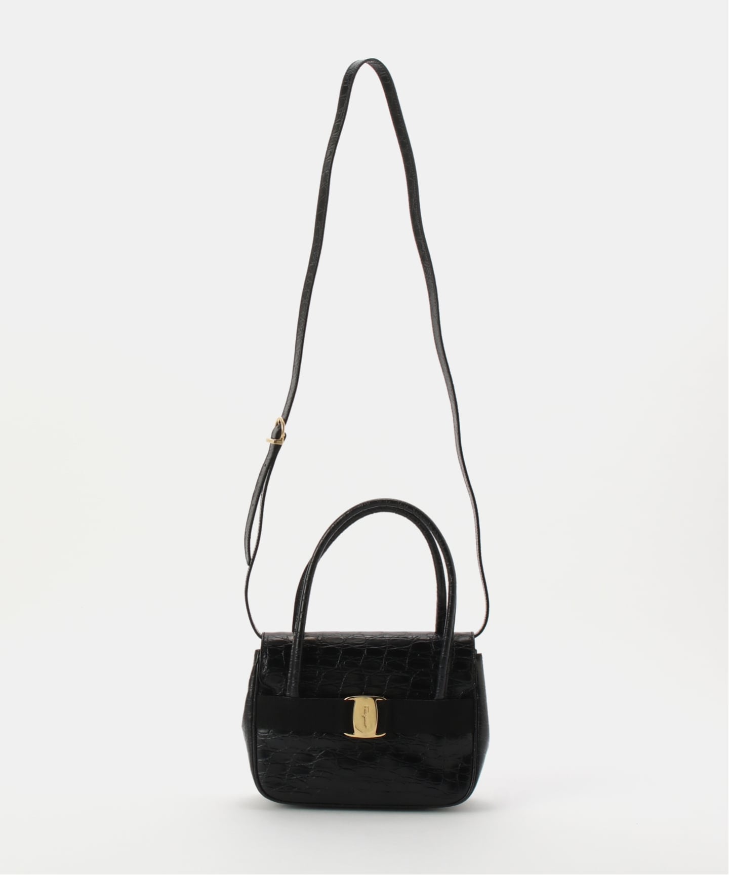 VINTAGE FERRAGAMO/フェラガモ】 Vara 2wayバッグ（ハンドバッグ