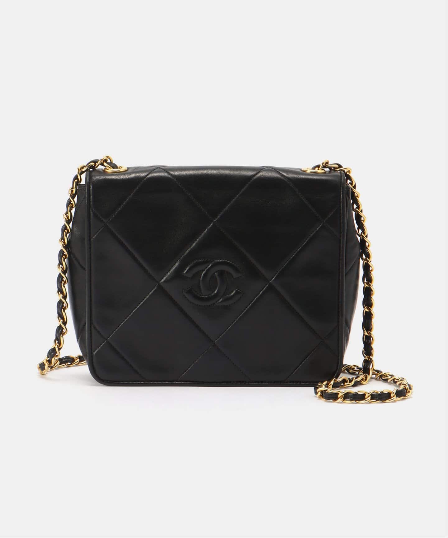 VINTAGE CHANEL/シャネル】 Matelasse チェーンショルダーバッグ