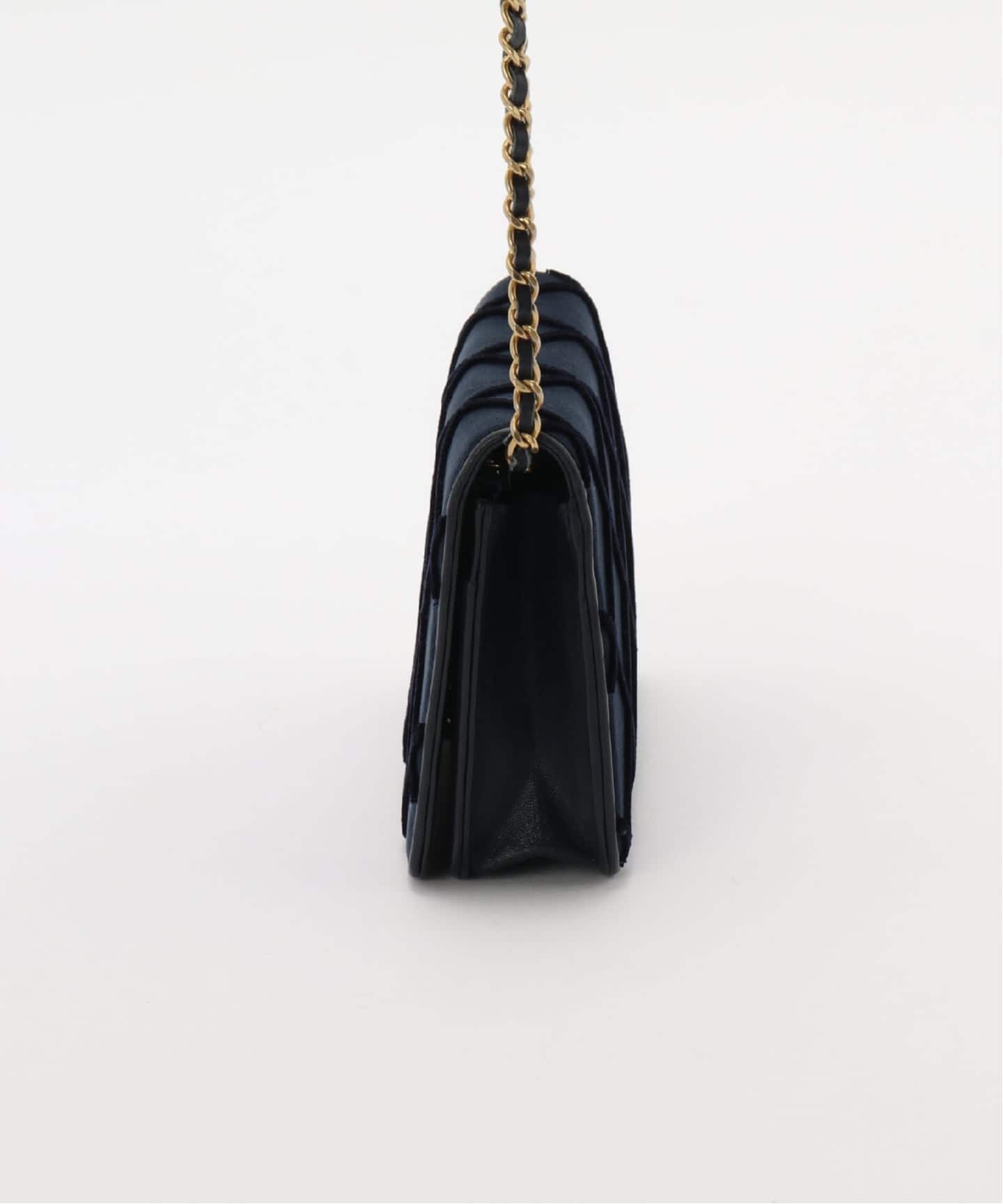 VINTAGE CHANEL/シャネル】チェーンウォレットバッグ velor