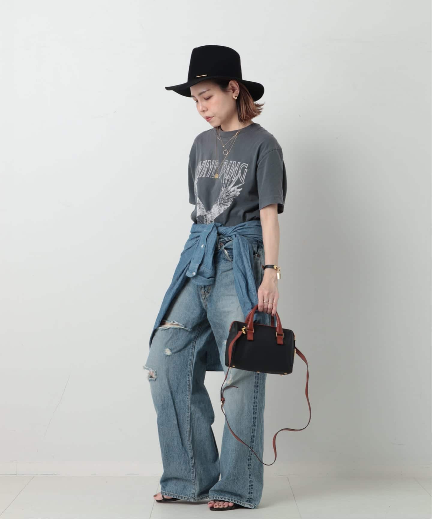 VINTAGE BOTTEGA VENETA/ボッテガ ヴェネタ】ミニボストンバッグ 2way