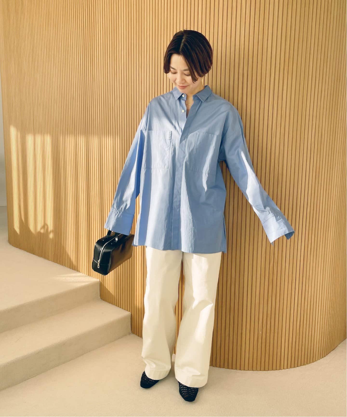 追加》スクエアクロシェストラップフラット（フラットシューズ）｜LE