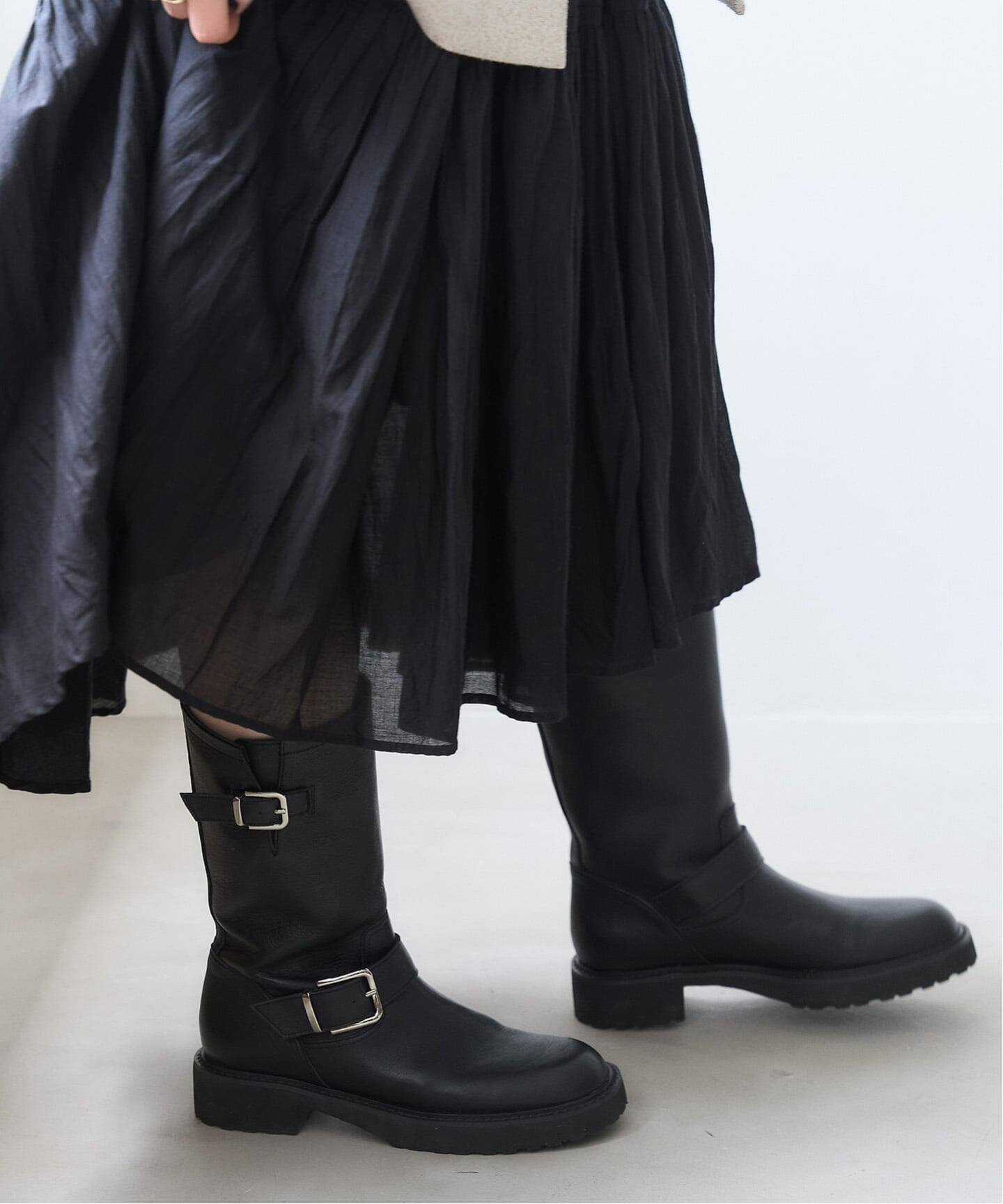 WEB限定 / 追加2》レザーエンジニアブーツ（ブーティ・ショートブーツ