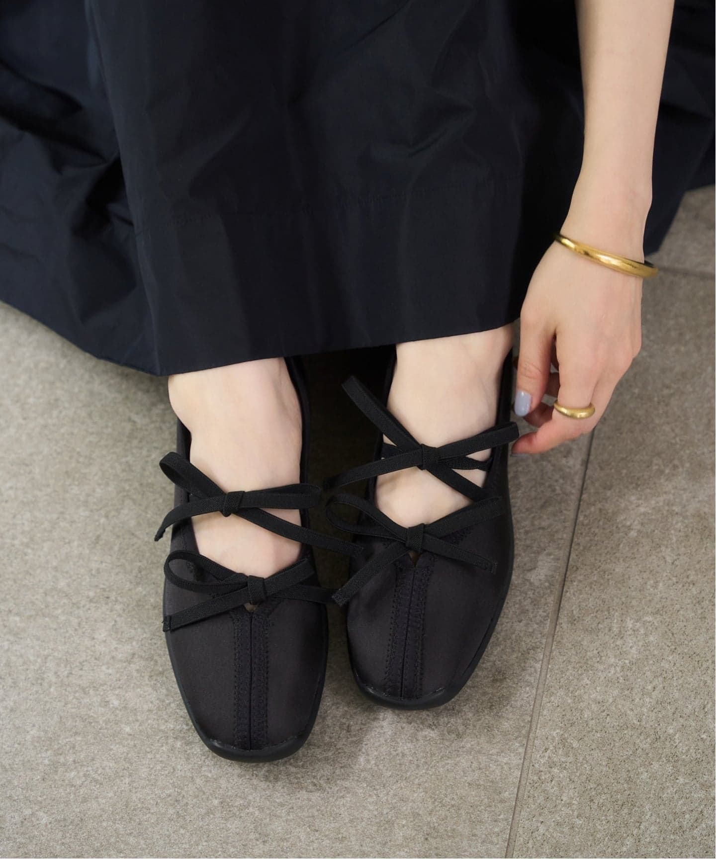 追加3》Lダブルリボンバレリーナ（スニーカー）｜LE TALON（ル タロン