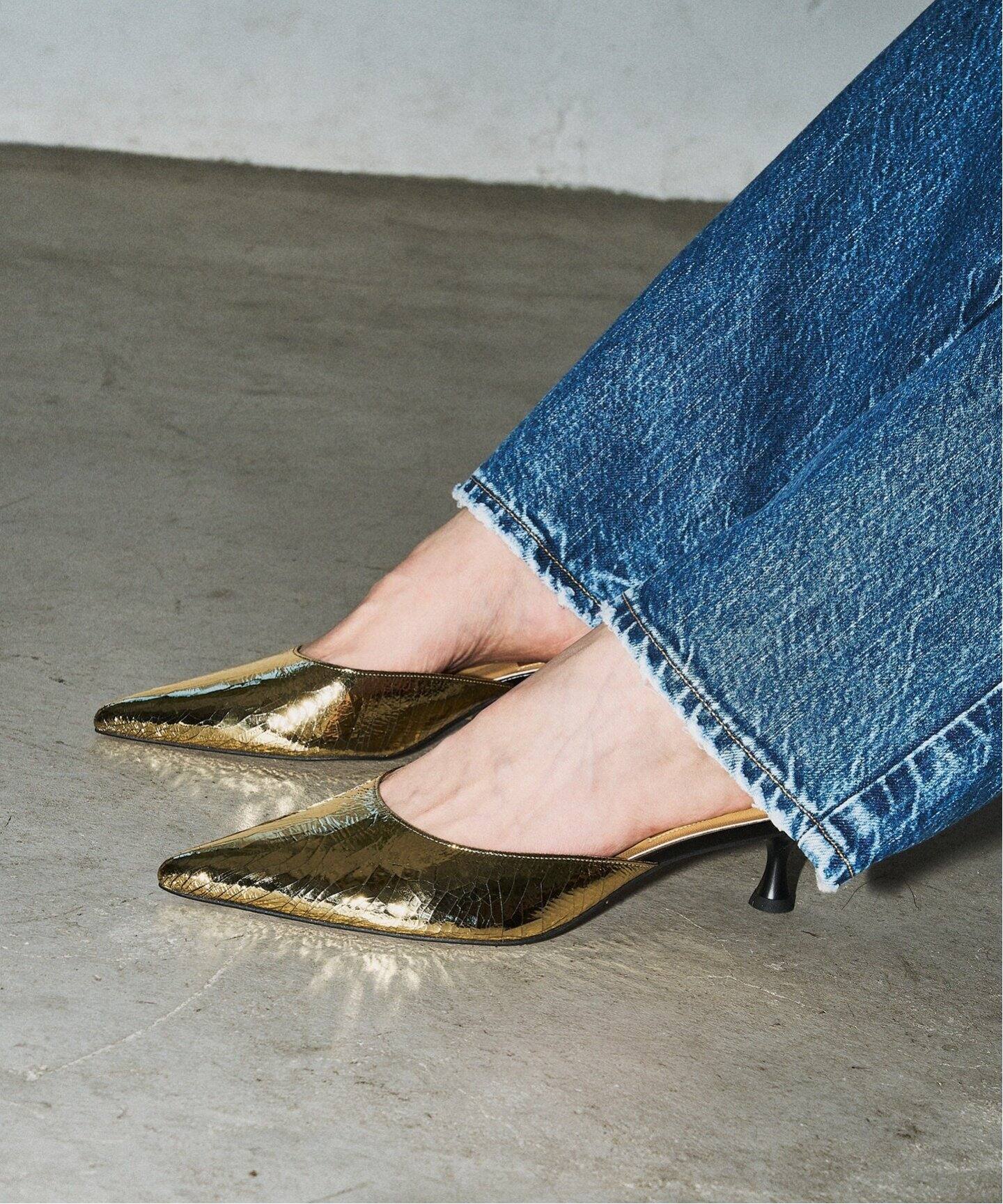 GRISE4.5cmレザーポインテッドミュール（その他シューズ）｜LE TALON