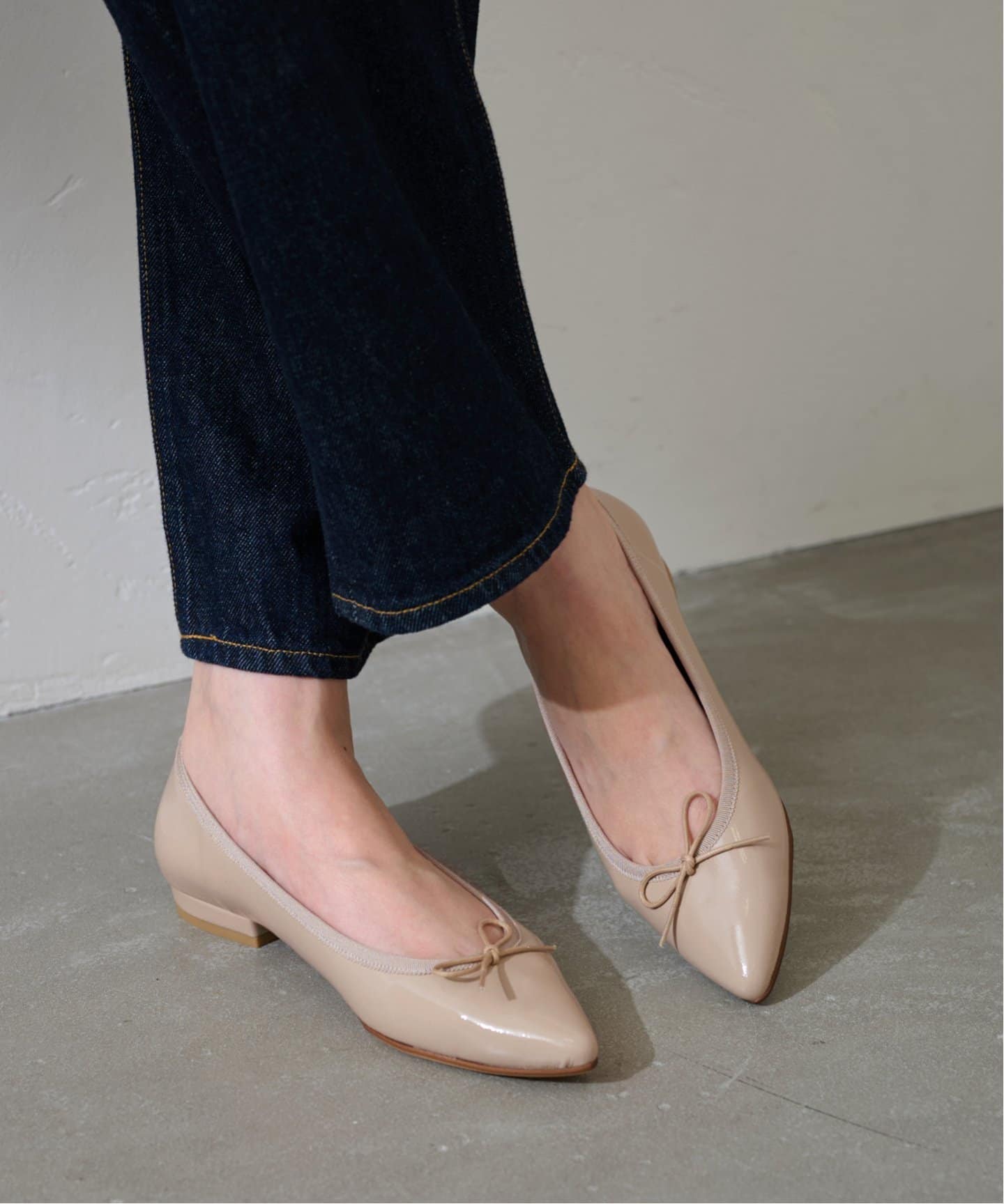 追加》ポインテッドエナメルバレエ（バレエシューズ）｜LE TALON（ル