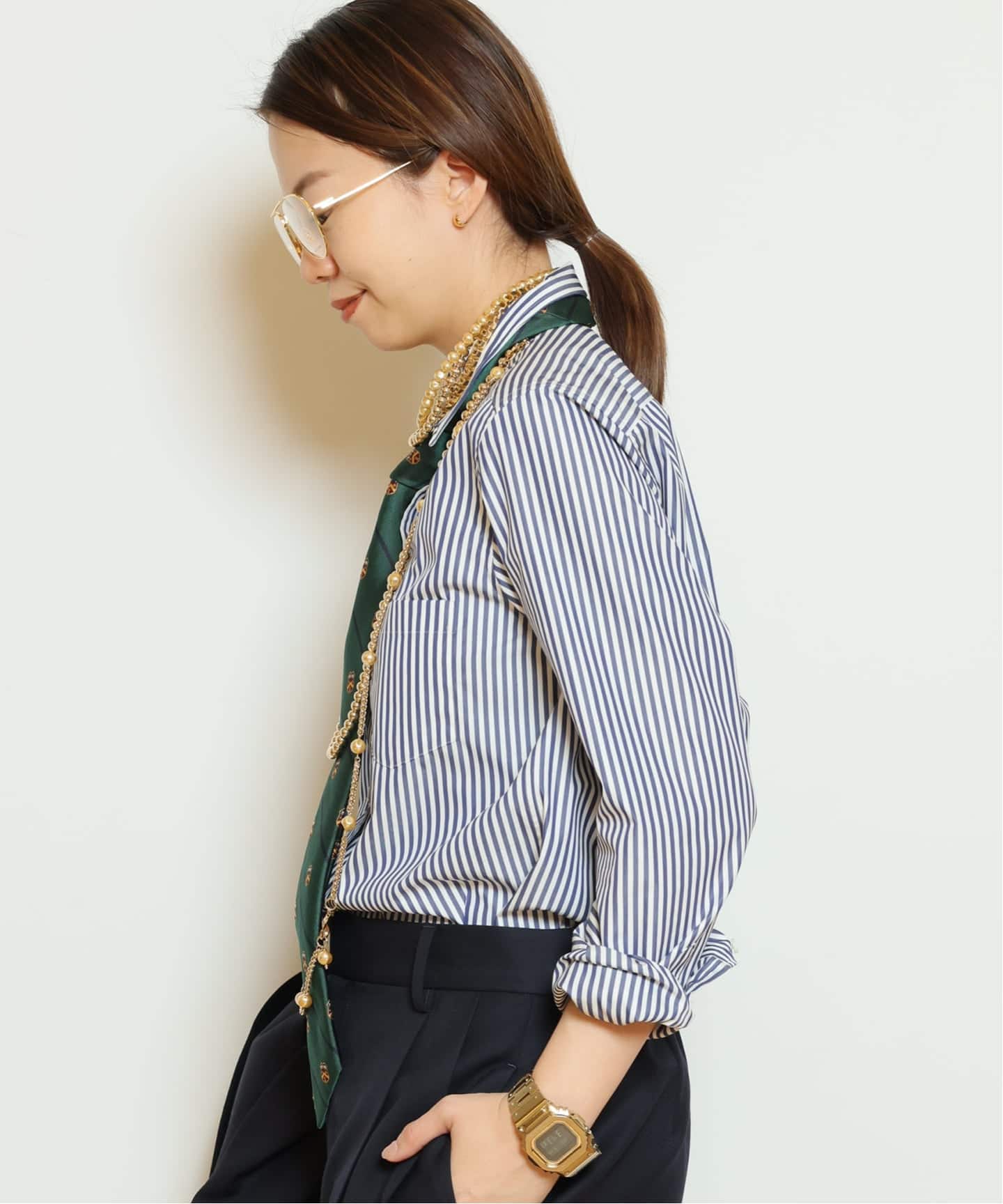 ワイヤーウォッシュシャツ（シャツ／ブラウス）｜MUSE de Deuxieme