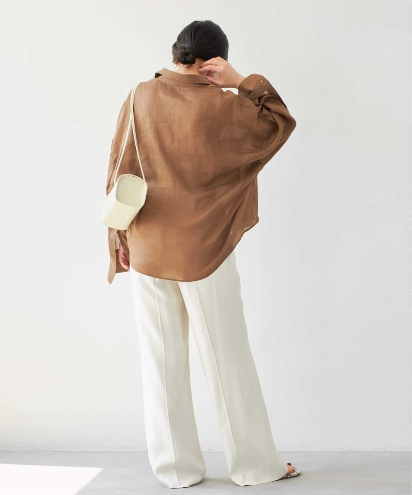 追加予約》RAMIE LYOCELL CROPPED シャツ 2（シャツ／ブラウス