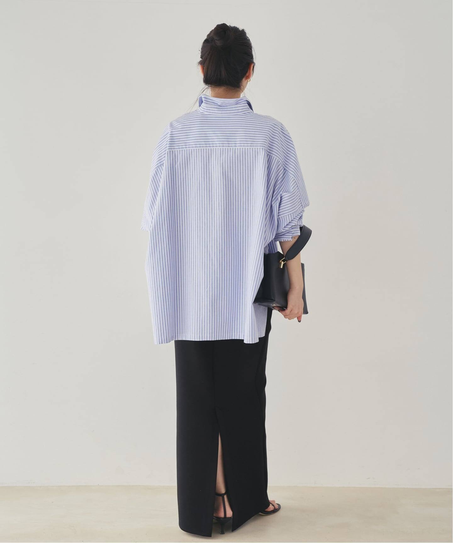 追加予約》Light OX Poncho シャツ 3（シャツ／ブラウス）｜Plage