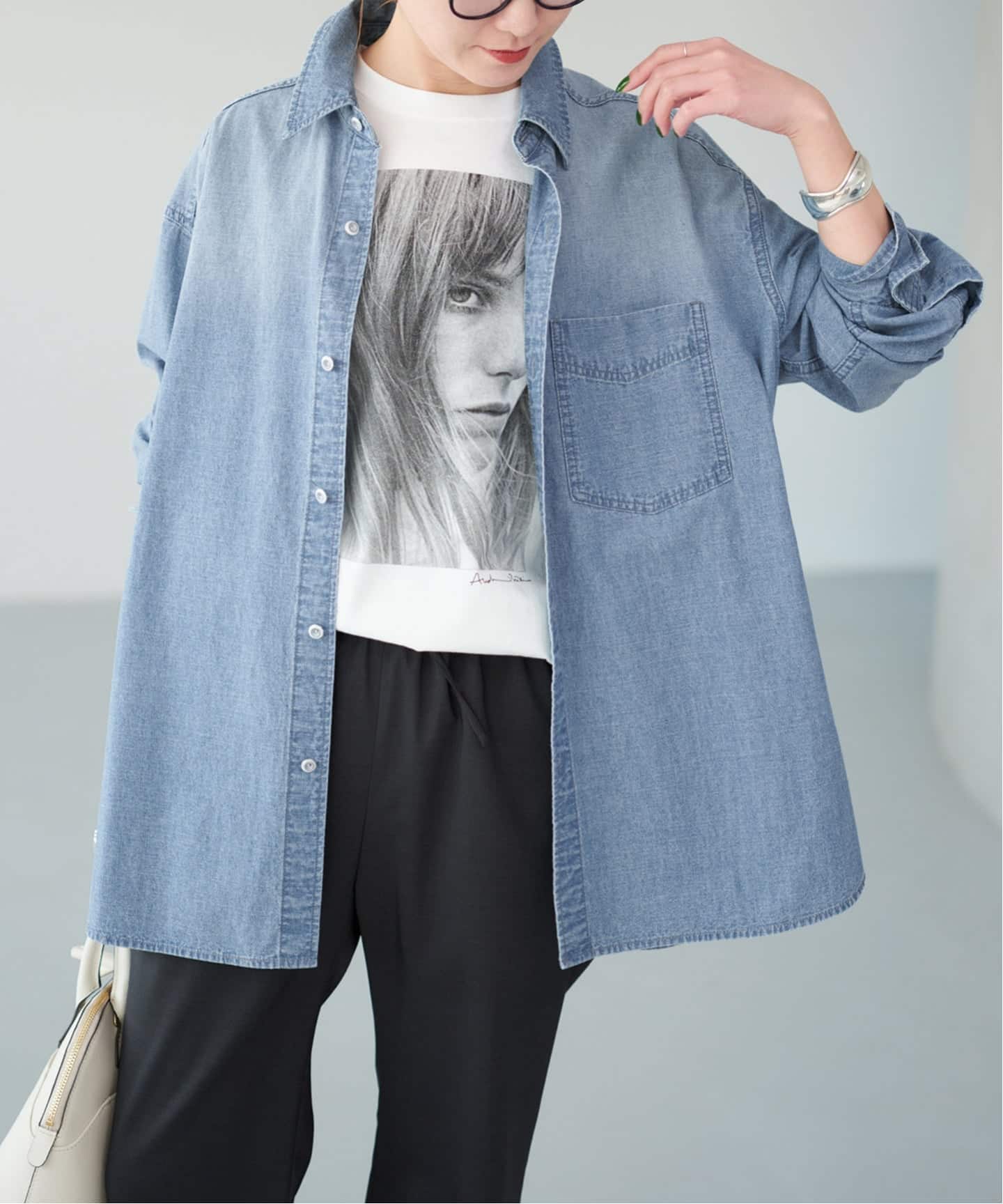 シャンブレールーズシャツ（シャツ／ブラウス）｜Spick and Span