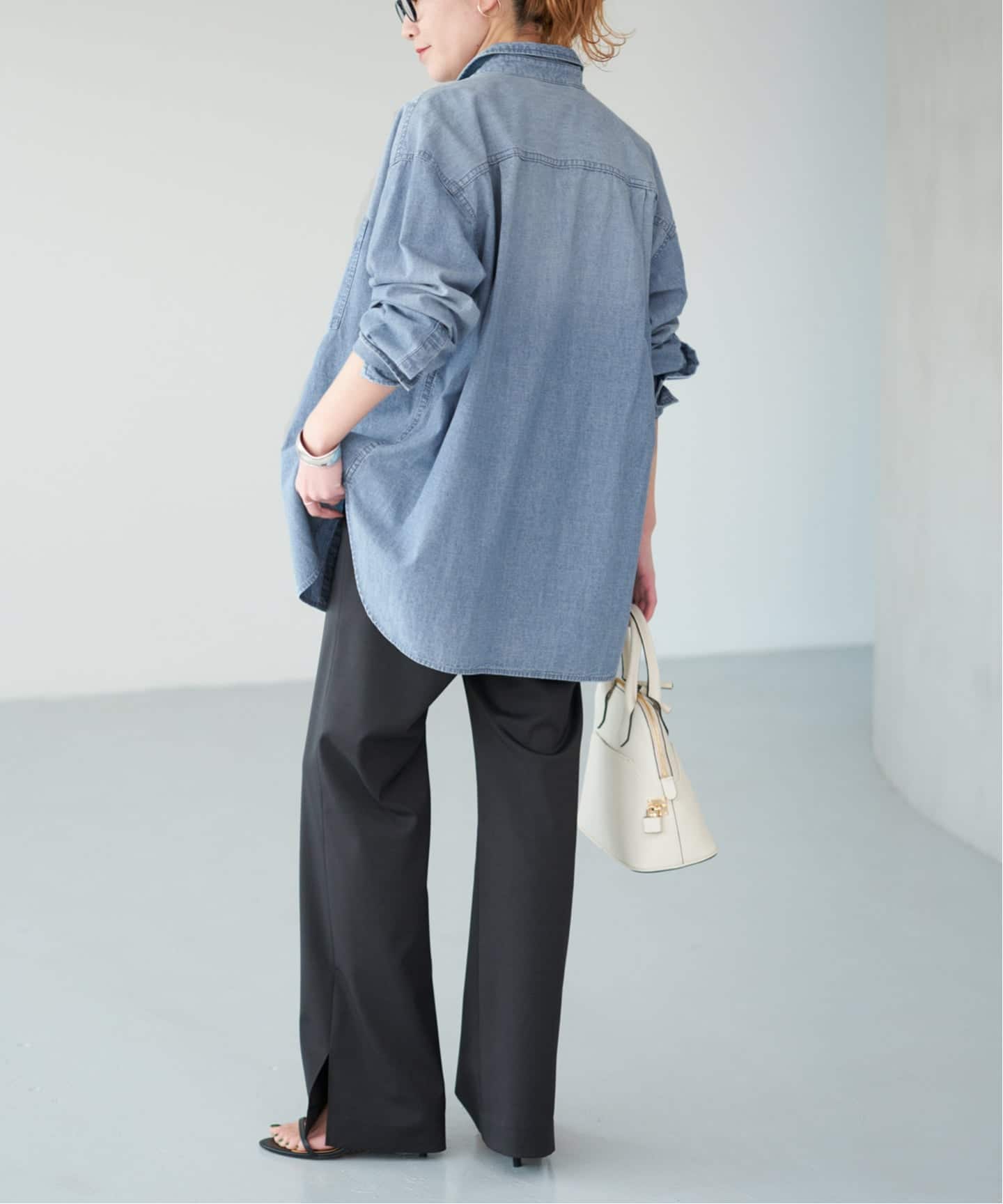 シャンブレールーズシャツ（シャツ／ブラウス）｜Spick and Span