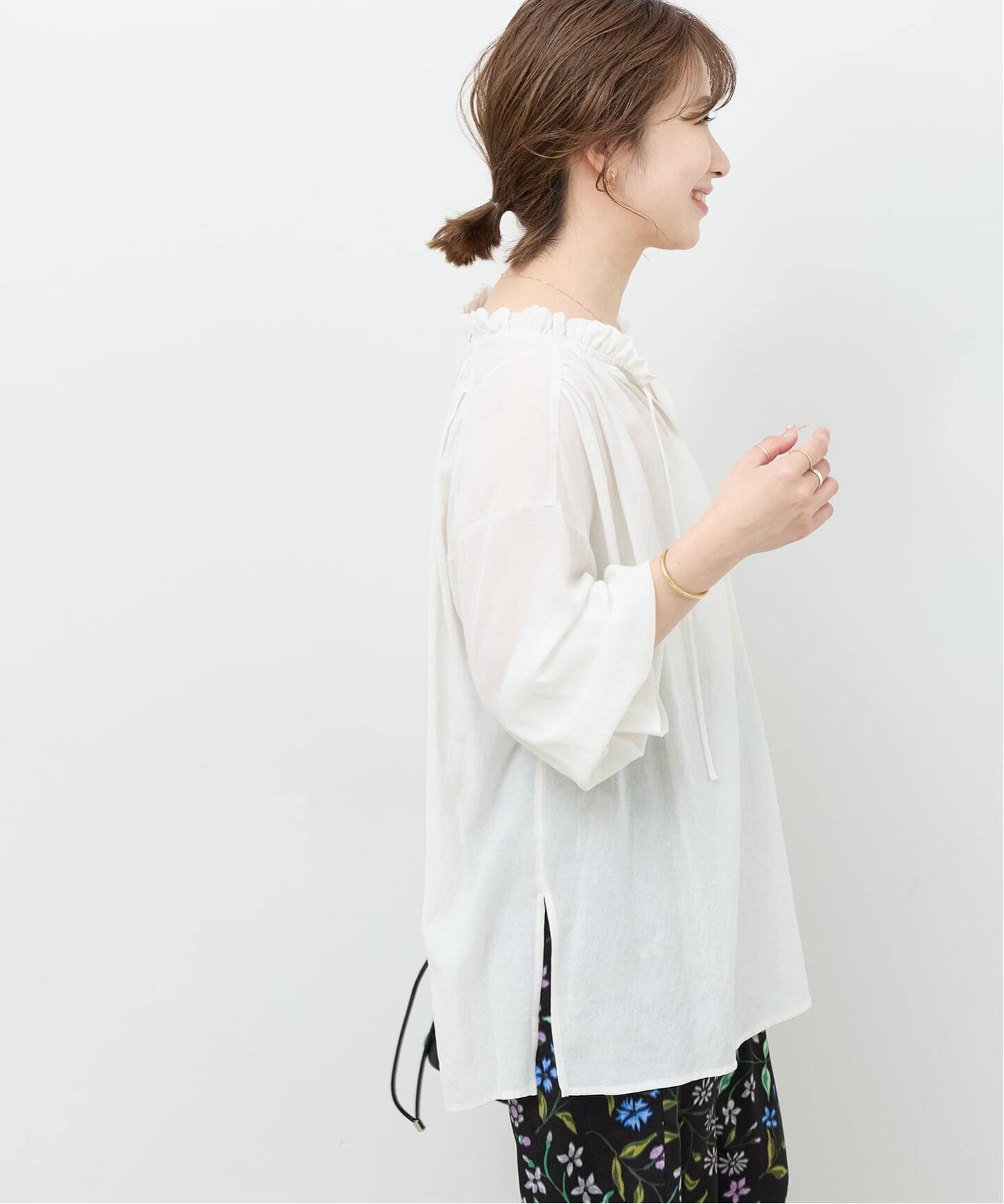 メランジフリルブラウス（シャツ／ブラウス）｜JOURNAL STANDARD