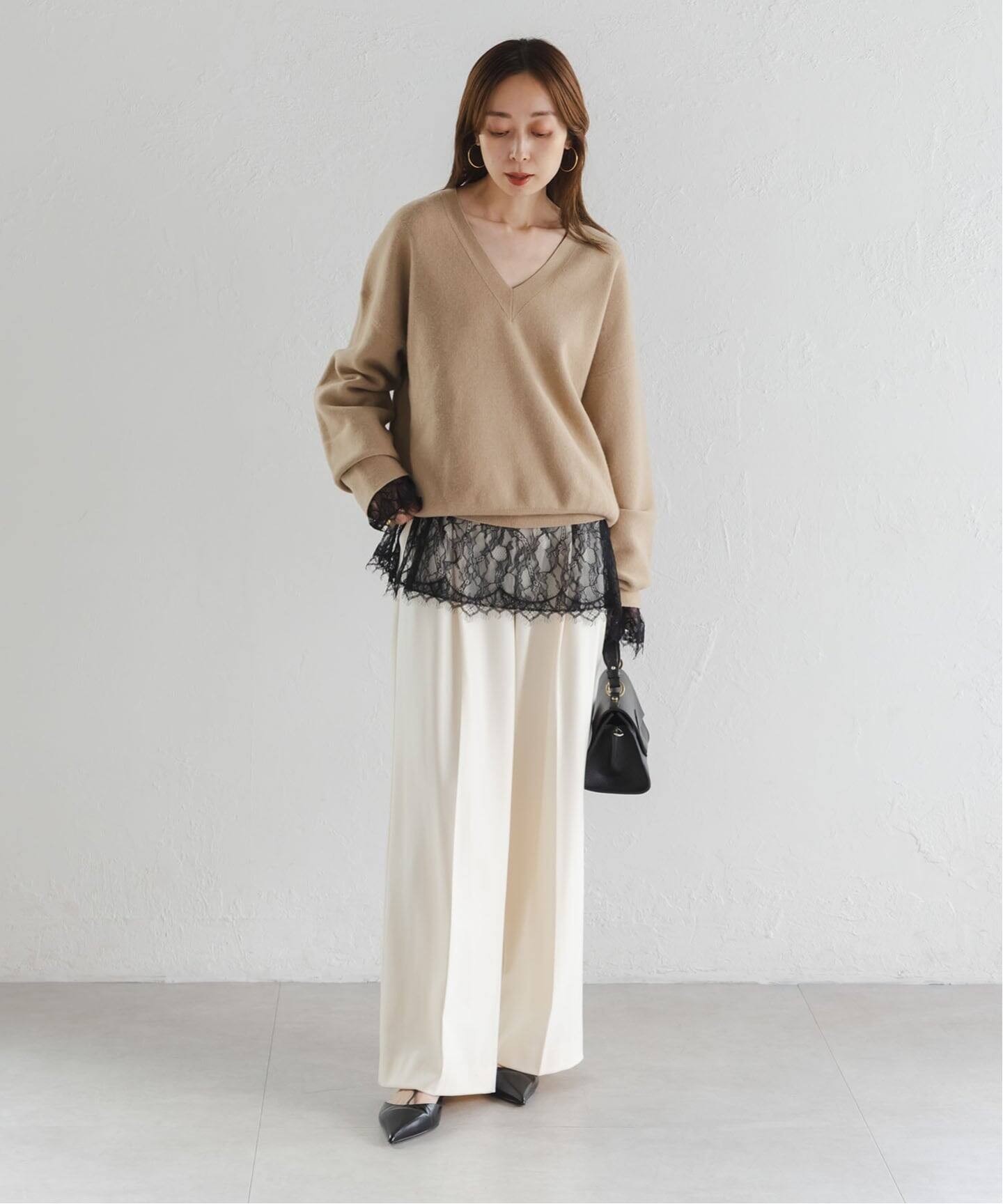 追加予約》サラサシアーレースブラウス（シャツ／ブラウス）｜NOBLE