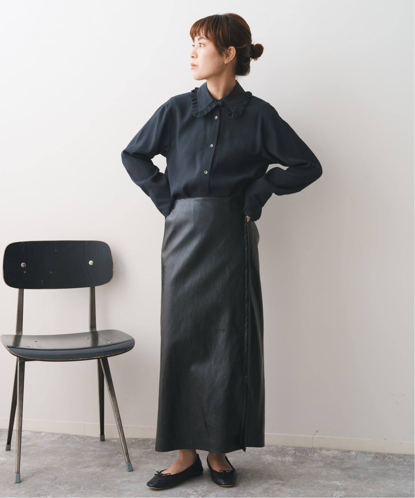 WEB限定 / 追加》フリルカラーブラウス（シャツ／ブラウス）｜Spick