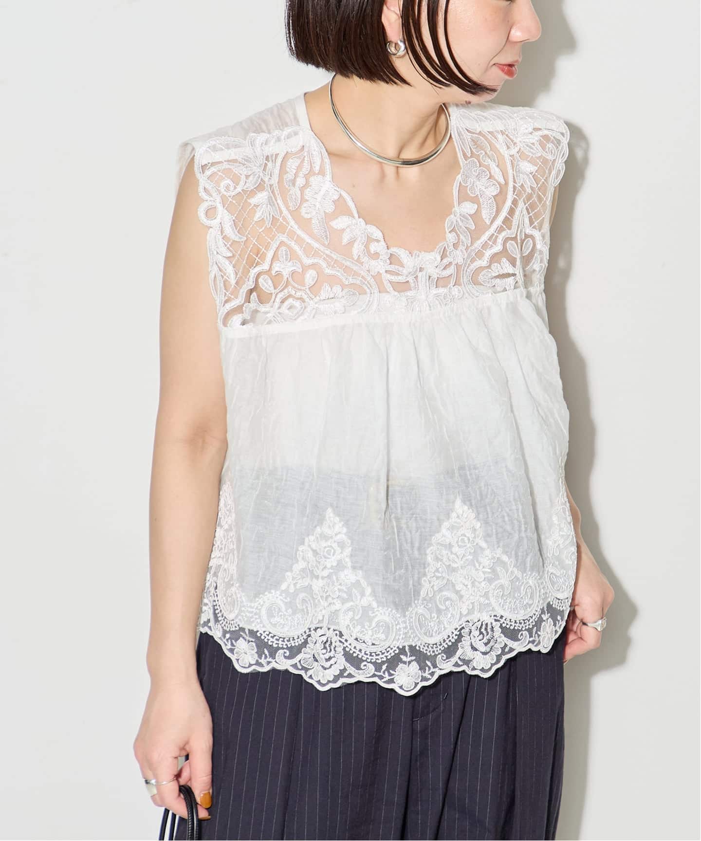 追加予約》【MAURIZIO MYKONOS/マウリツィオ ミコノス】TOPS：ブラウス