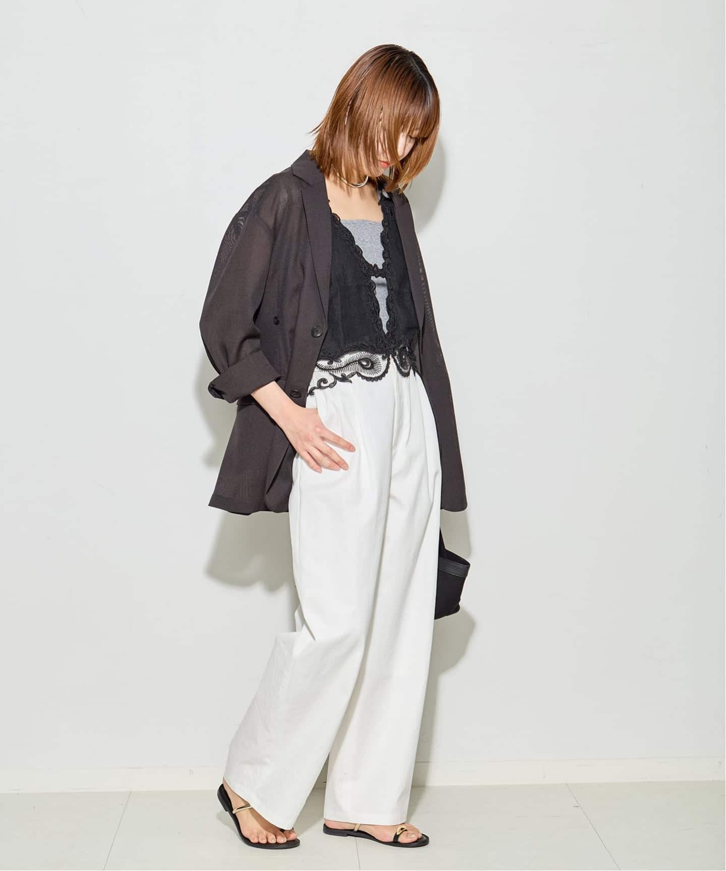 追加予約》【MAURIZIO MYKONOS/マウリツィオ ミコノス】 TOP：ブラウス