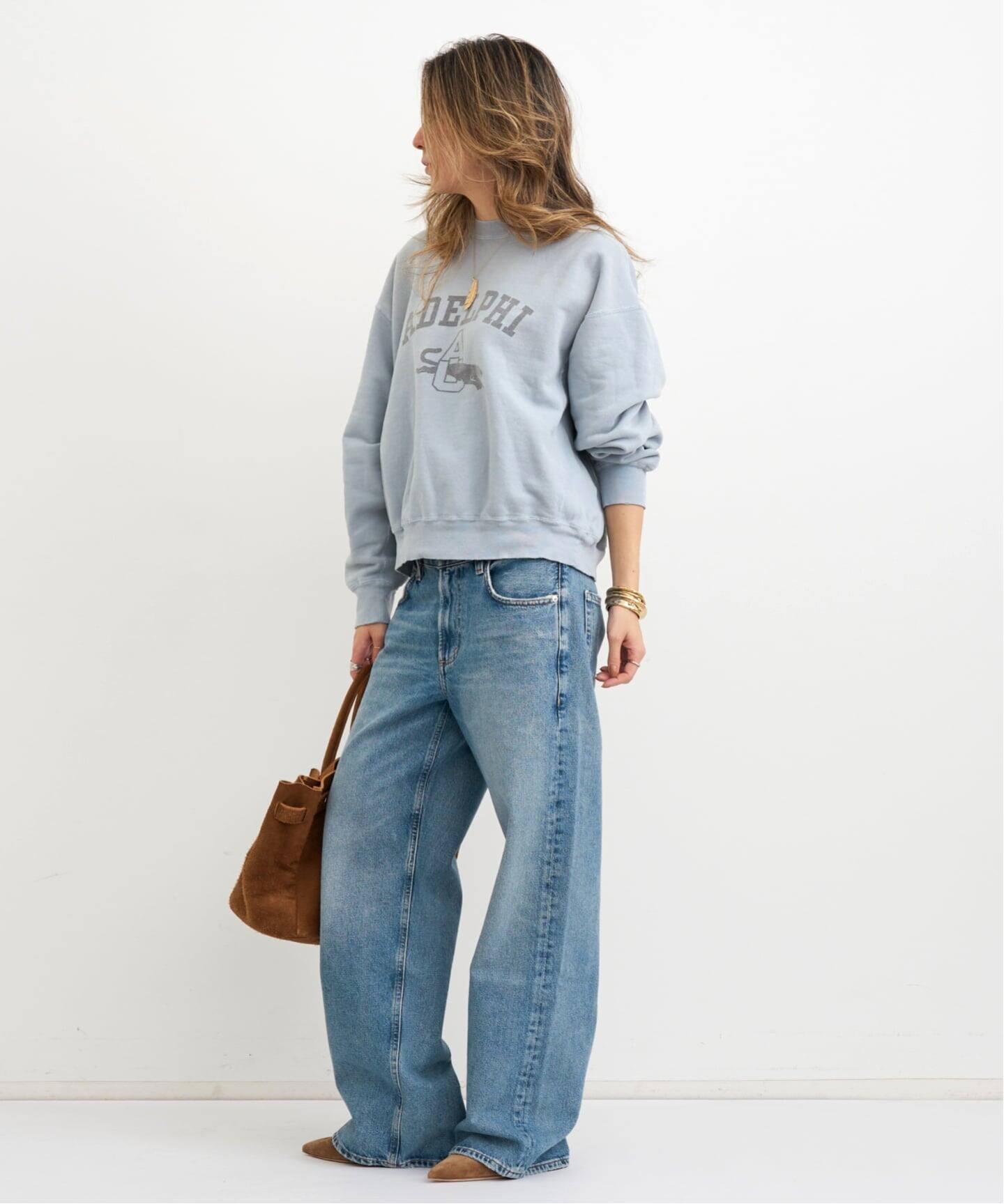 REMI RELIEF/レミ レリーフ】 NEW CREW NECK SWEAT（スウェット）｜L