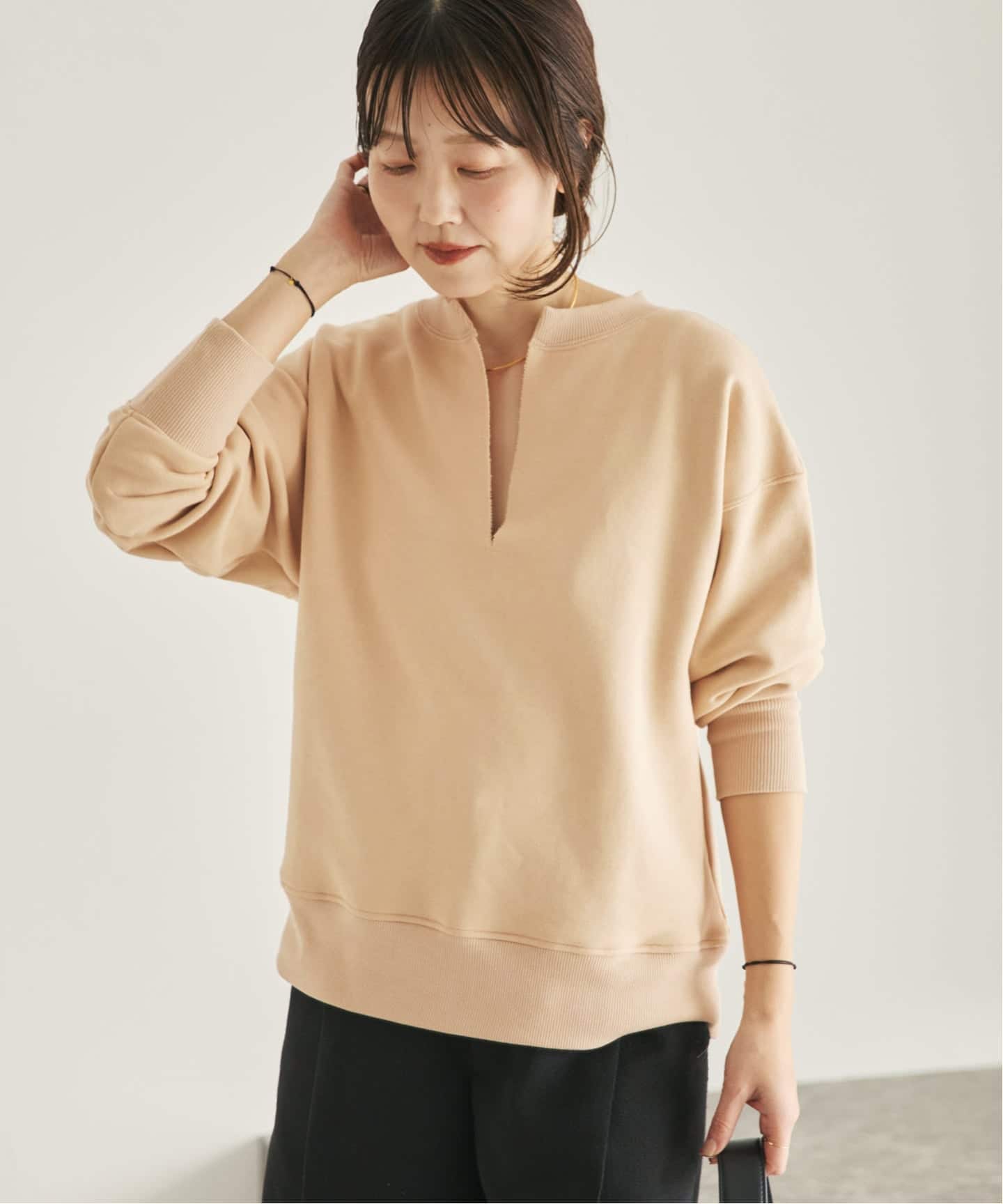 PROTAGONISTA / プロタゴニスタ 別注 SLIT NECK スウェットの