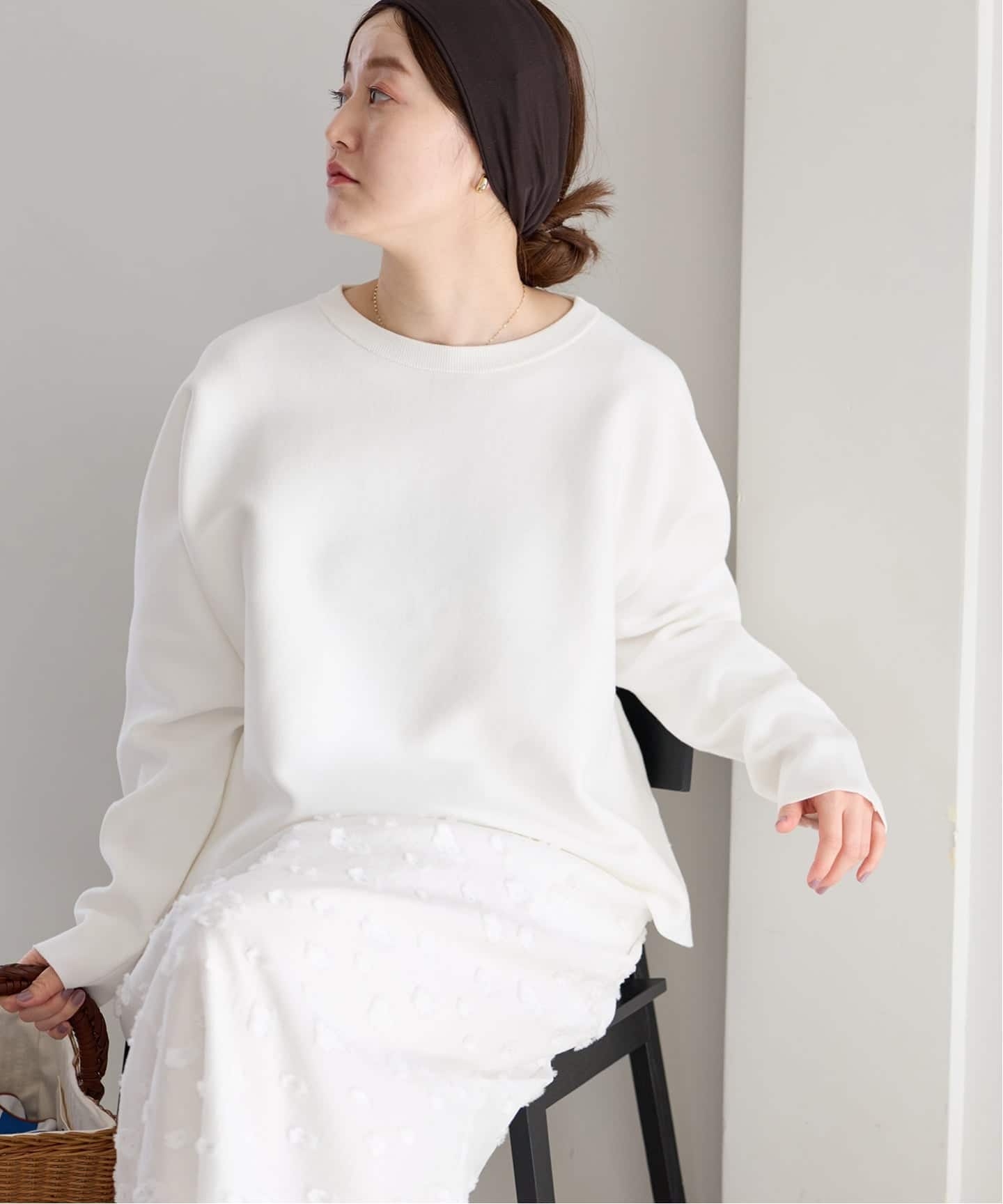 新色/追加》ファインコットンスムースプルオーバー（ニット／セーター