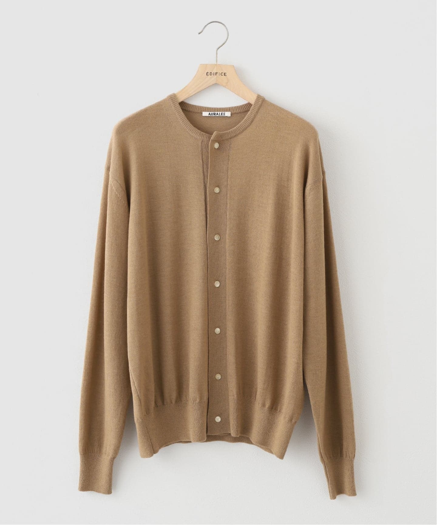 AURALEE (オーラリー) CASHMERE HARD TWIST KNIT カーディガン