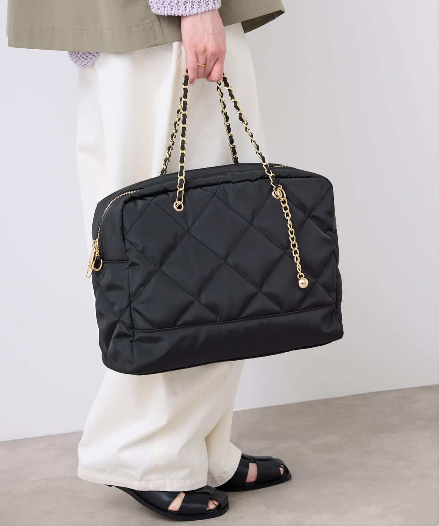 OUTDOOR/アウトドア SLOBE別注 キルティング2WAYショルダーバッグ