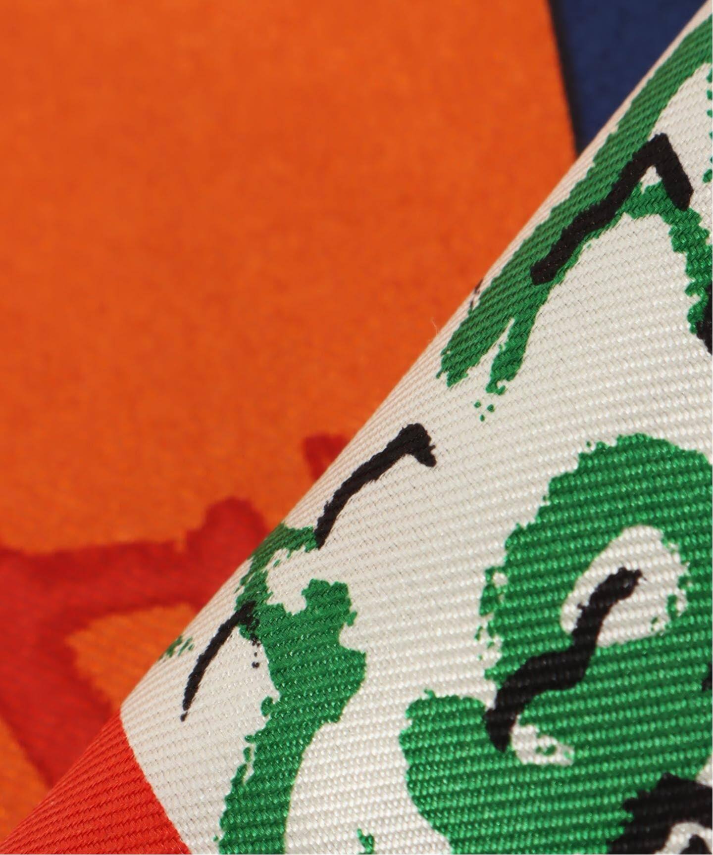 manipuri/マニプリ ダイヤ三角Wスカーフ フローラ（スカーフ／バンダナ