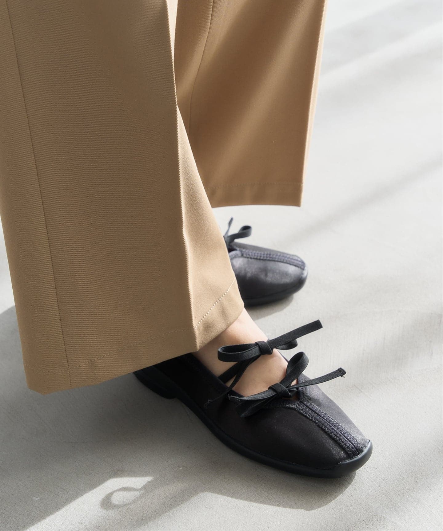 追加》Lダブルリボンバレリーナ（スニーカー）｜LE TALON（ル タロン