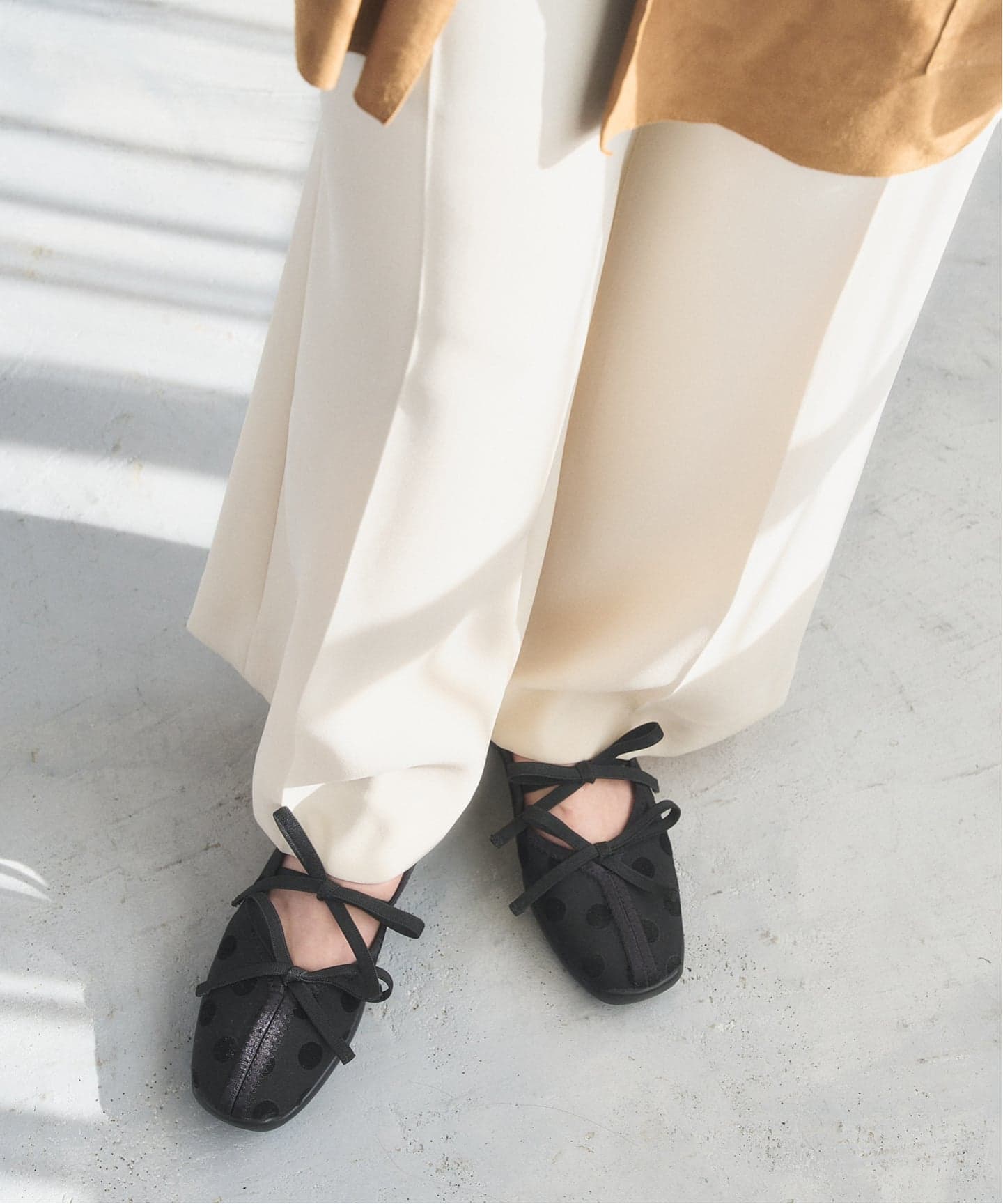 追加》Lダブルリボンバレリーナ（スニーカー）｜LE TALON（ル タロン