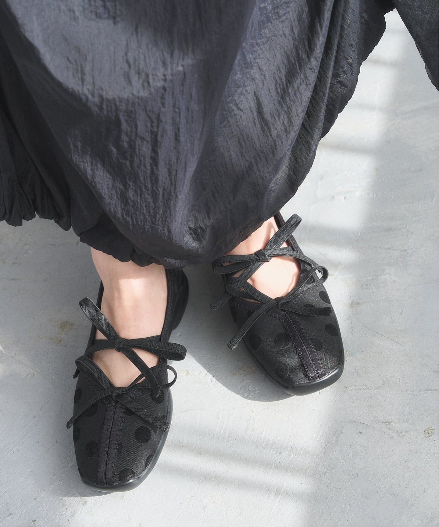 追加》Lダブルリボンバレリーナ（スニーカー）｜LE TALON（ル タロン