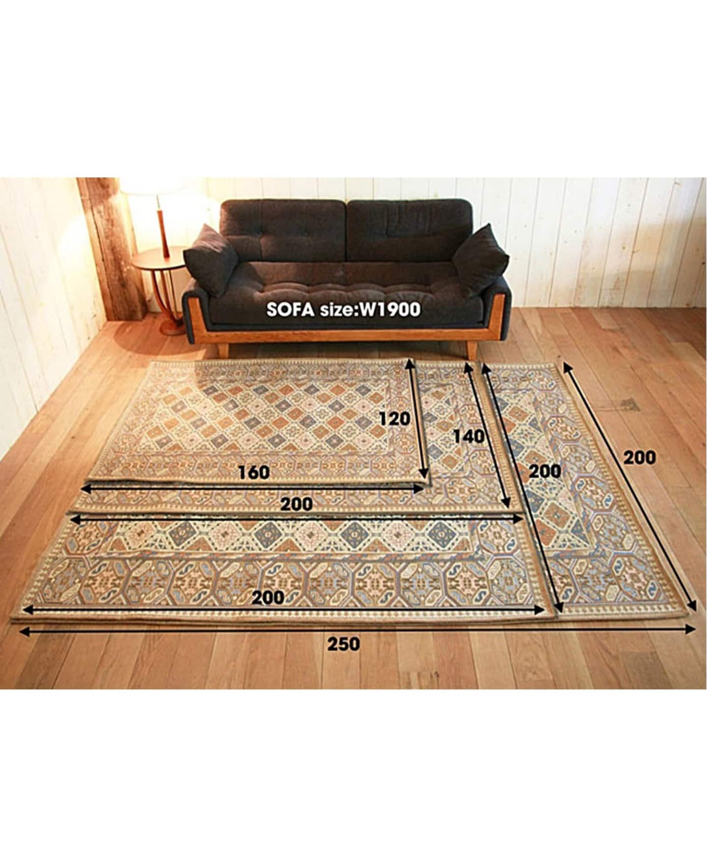 BRENTWOOD RUG 120x160 ブレントウッド ラグ（ラグ・マット）｜ACME