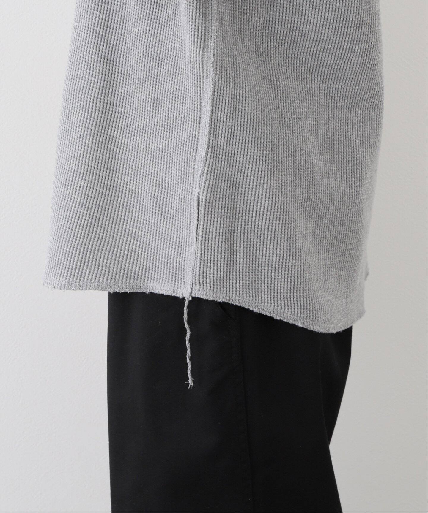 FACCIES / ファッチーズ】別注 Waffle Damage Henry Neck（Tシャツ