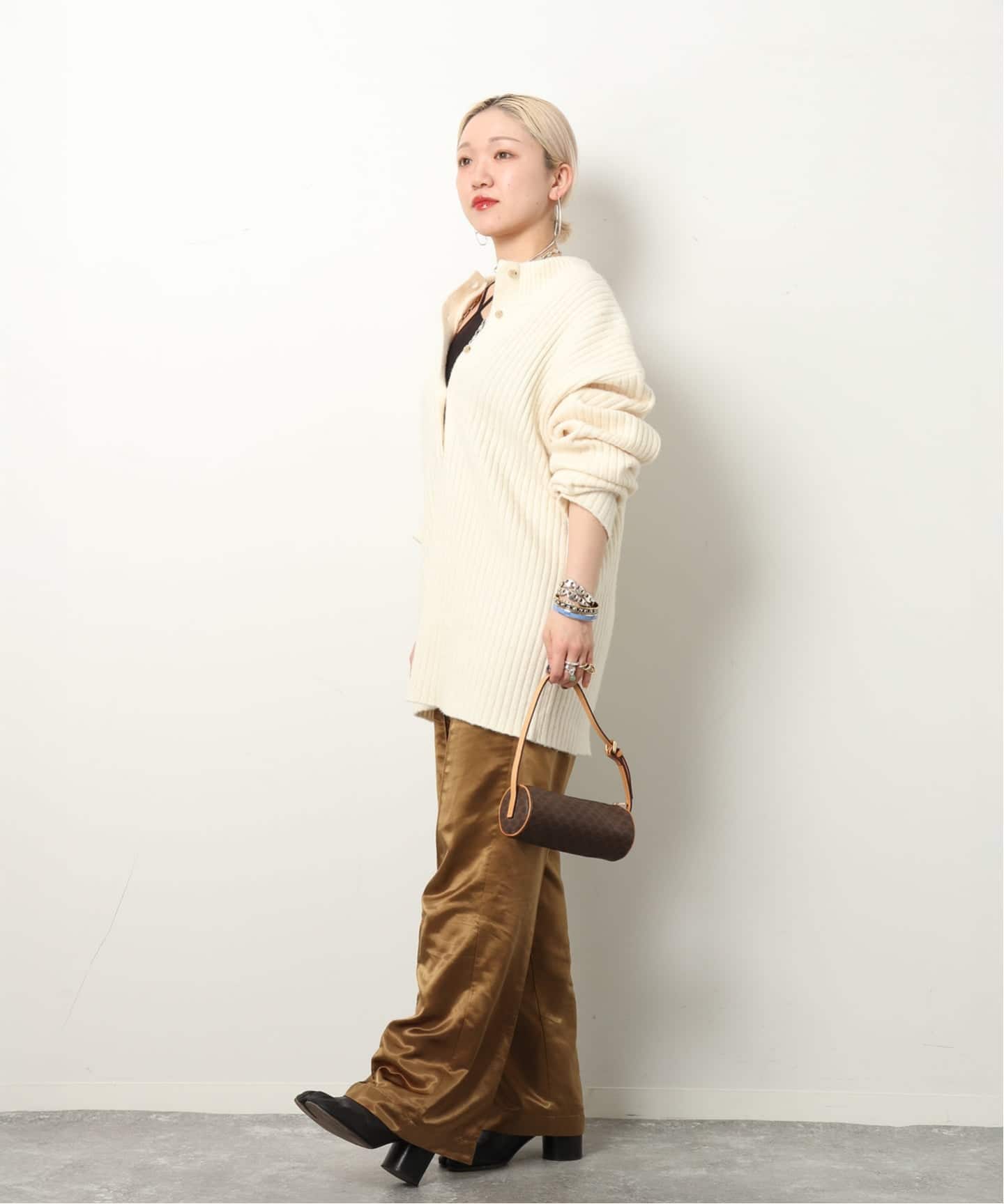 VINTAGE CELINE/セリーヌ】Macadam ミニショルダーバッグ（ショルダー