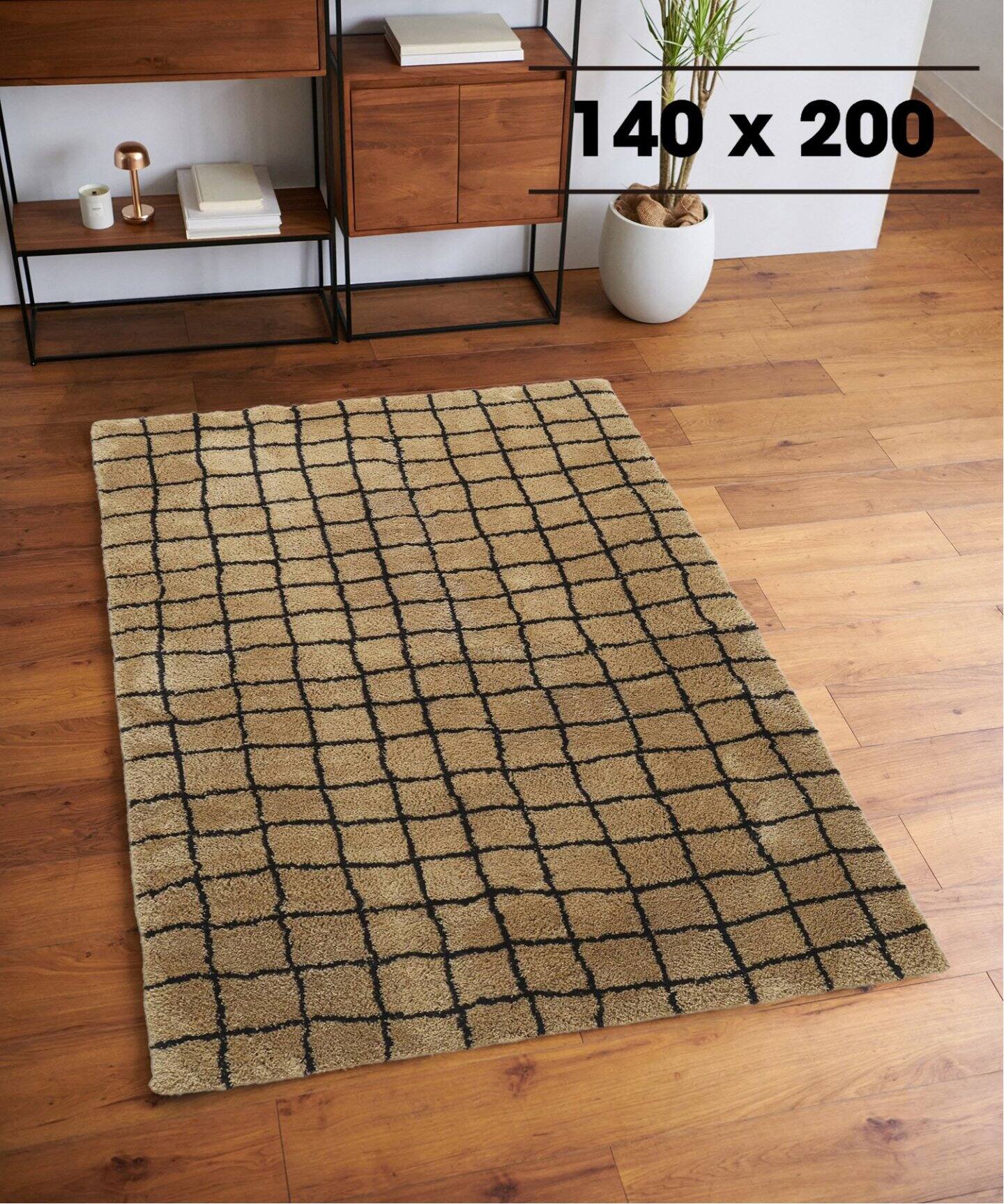 GRID RUG 140x200 グリッド ラグ（ラグ・マット）｜JOURNAL STANDARD