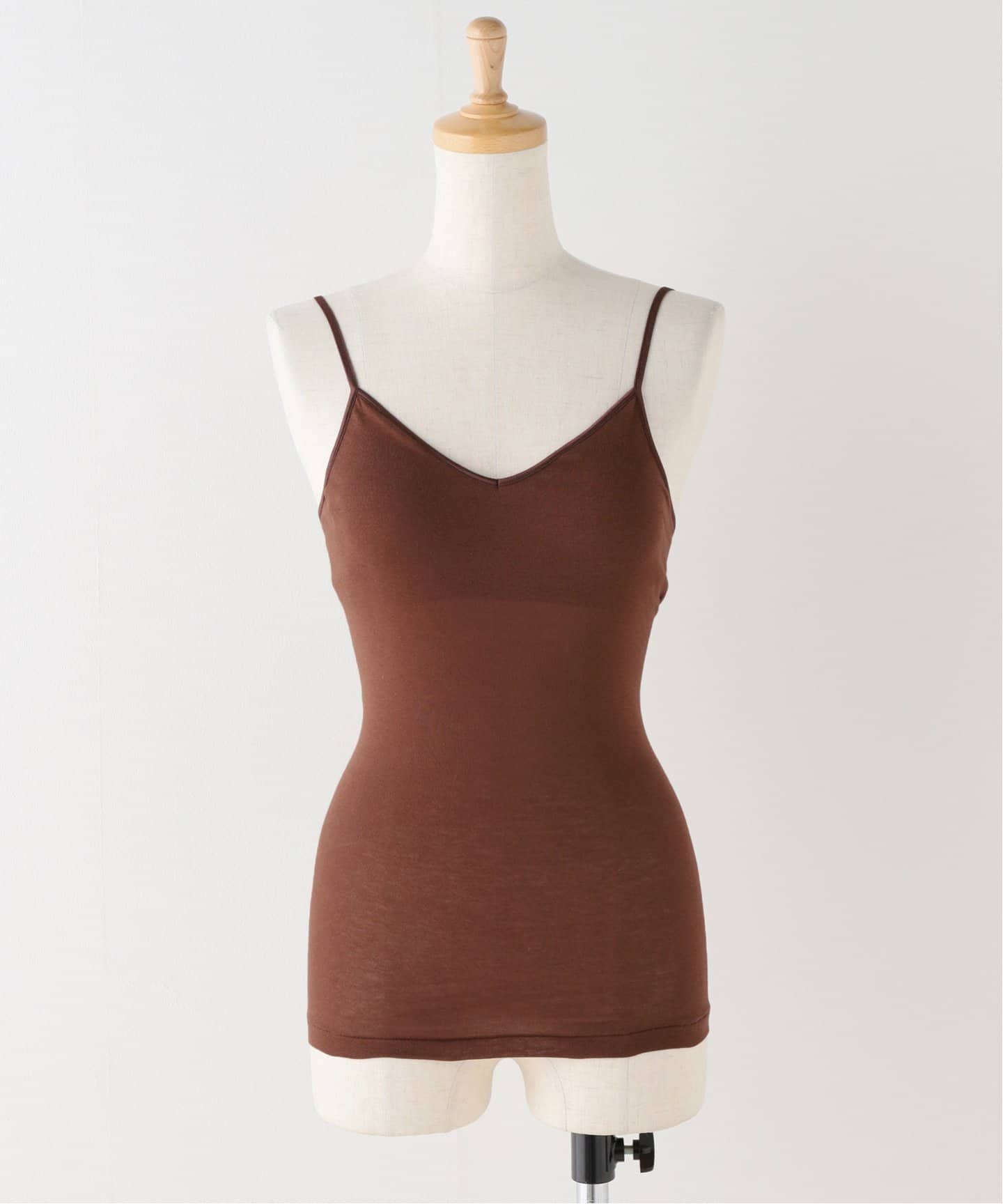 SOUPLE LUZ/スープレルース】ブラパットキャミソール（カップ付き