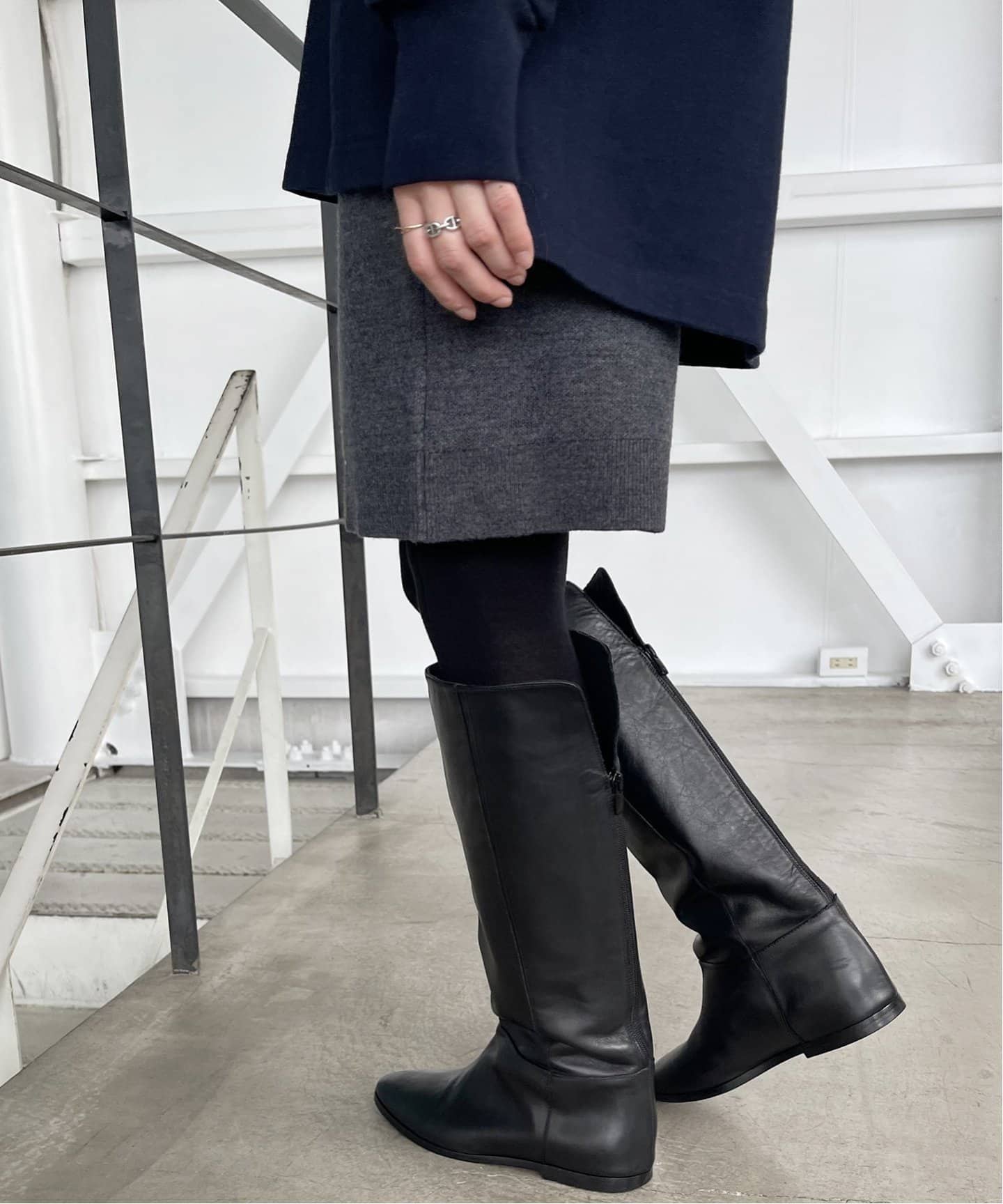 CORSO ROMA 9 / コルソローマノーヴェ】インヒールロングブーツ