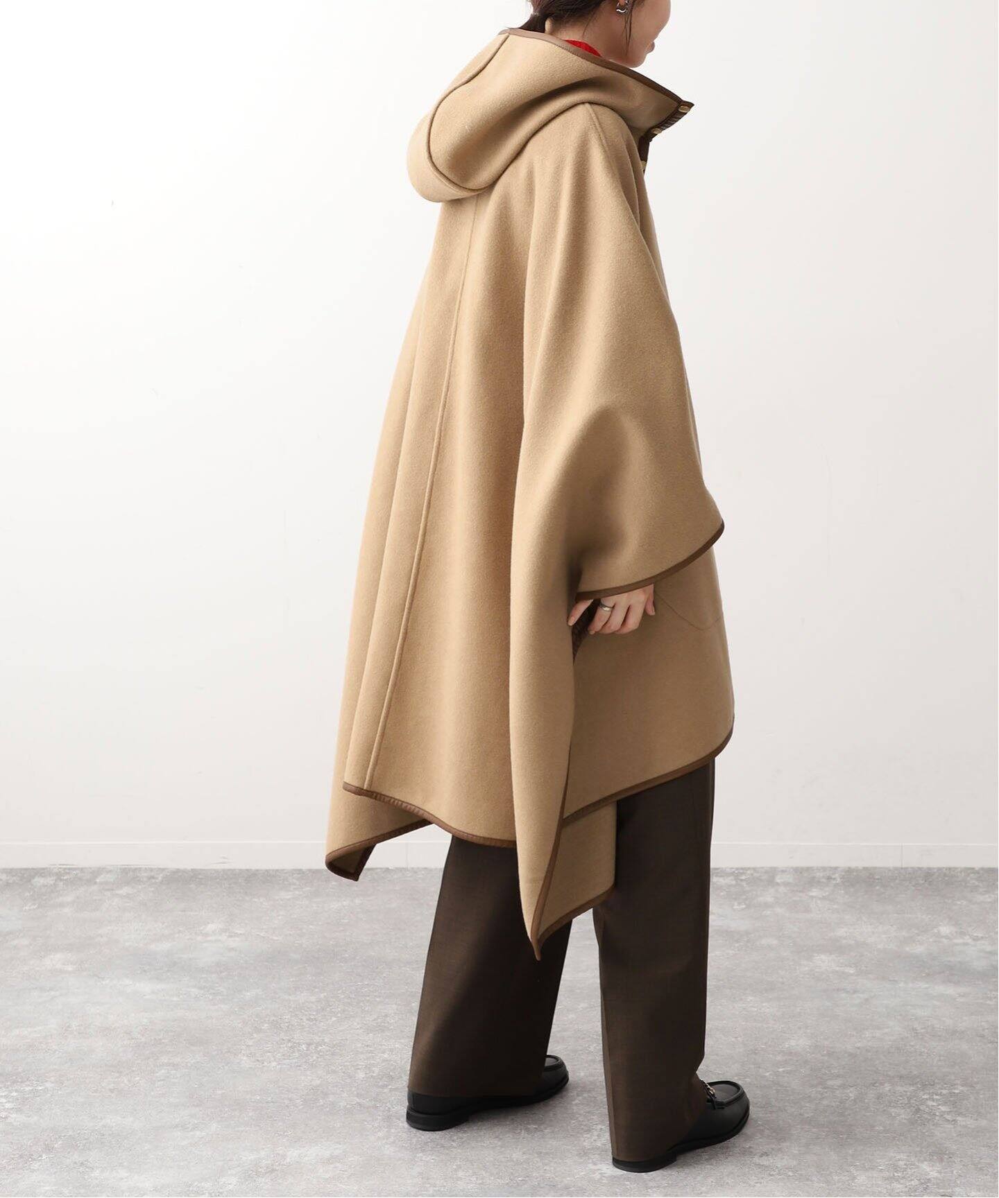 TRADITIONAL WEATHERWEAR 】 ダブルフェイスポンチョ（ポンチョ