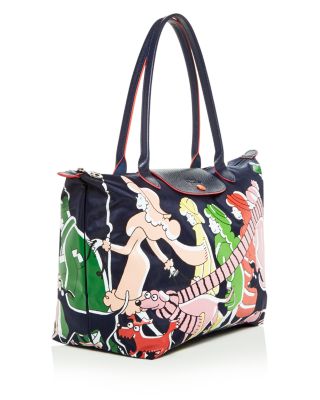 Longchamp x Clo'e Floirat Large Nylon Tote | Bloomingdale's